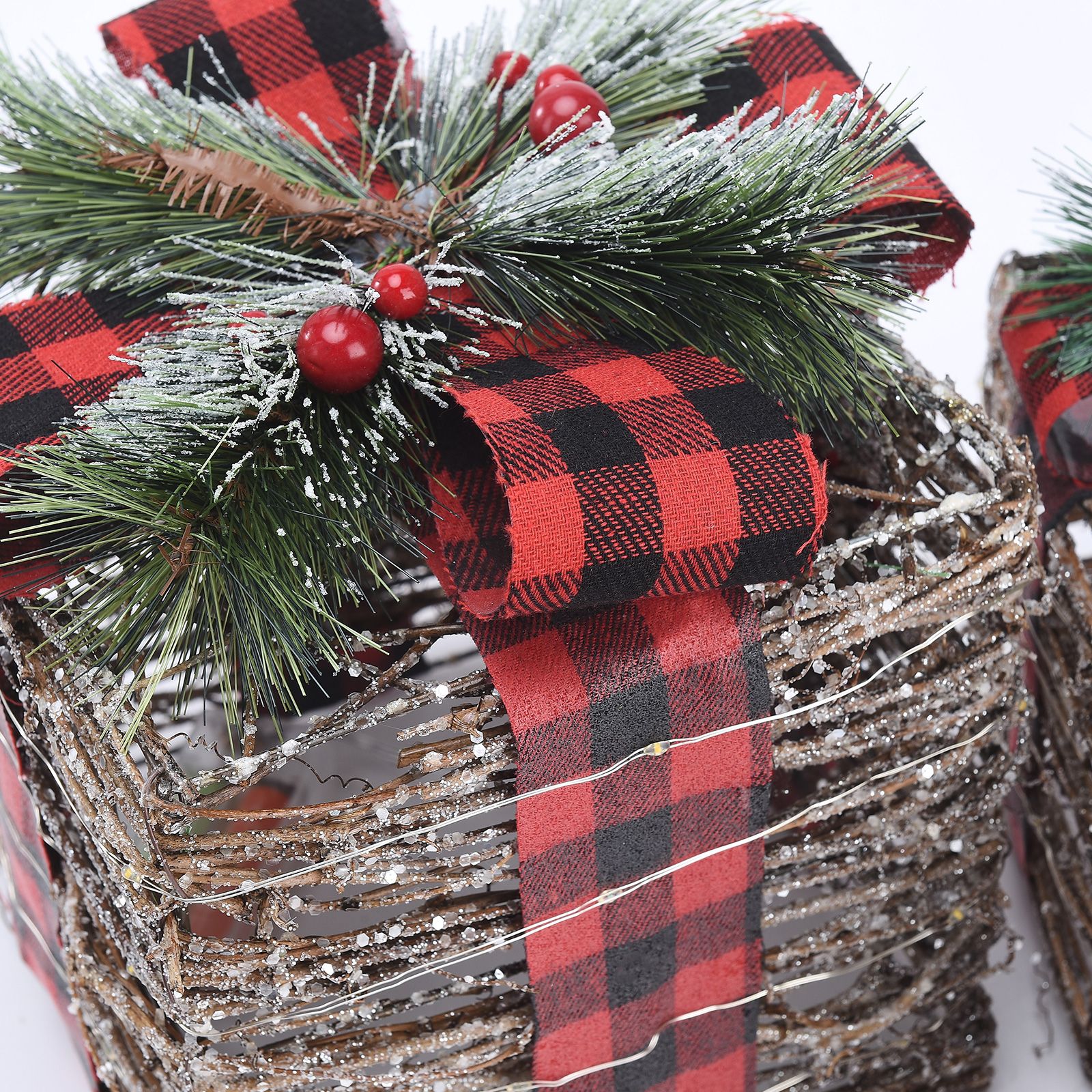 Christmas Decoration Gift Box Courtyard Decoration Window Decoration Props view 5