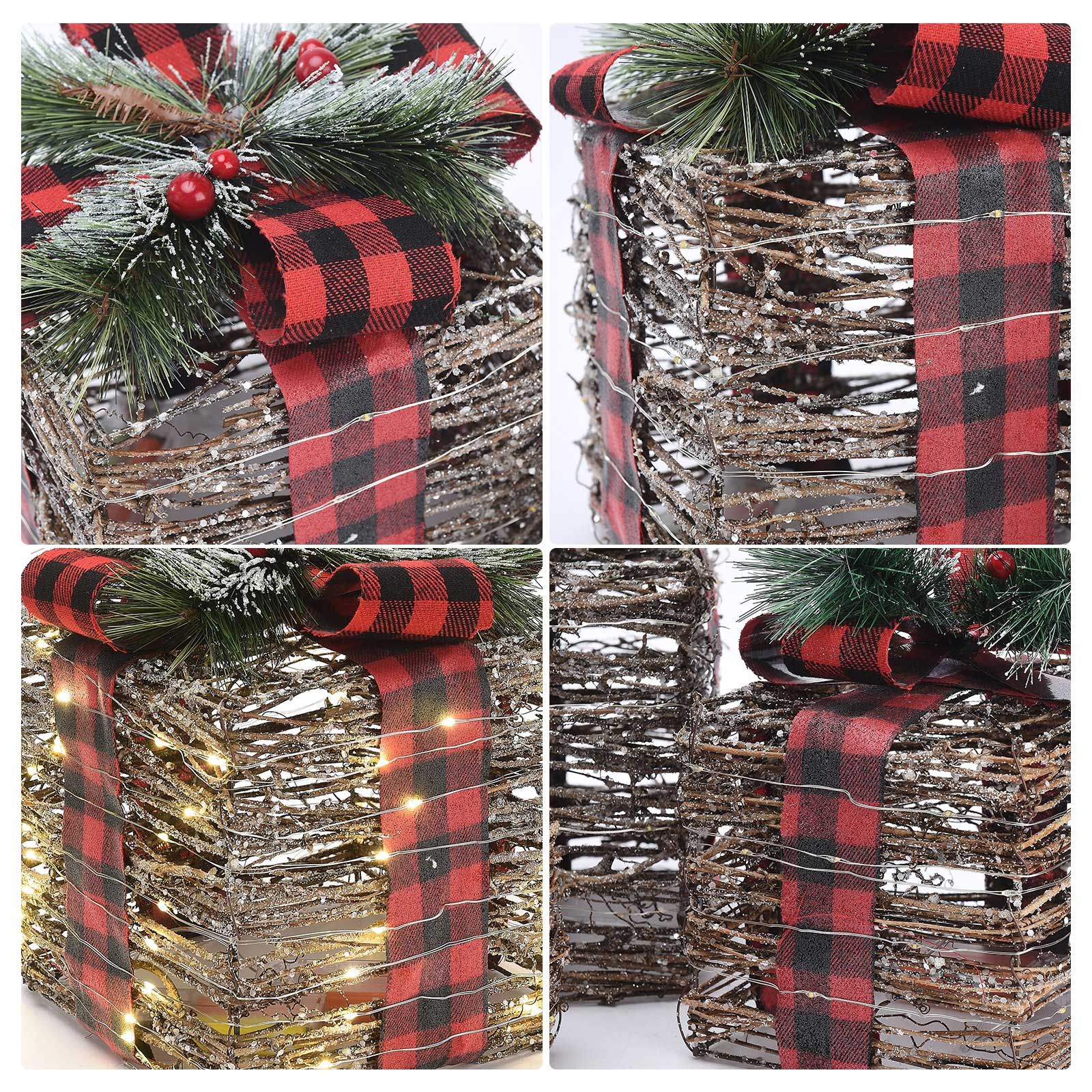 Christmas Decoration Gift Box Courtyard Decoration Window Decoration Props view 7