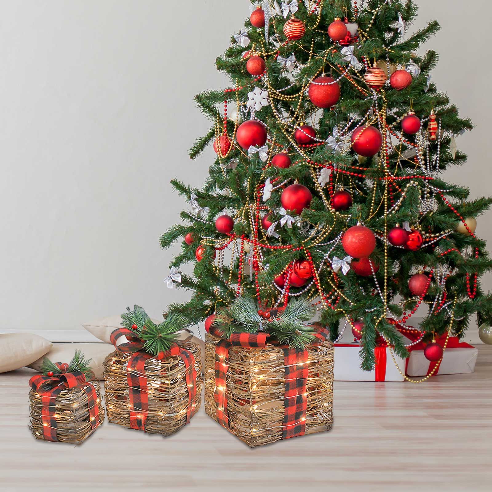 Christmas Decoration Gift Box Courtyard Decoration Window Decoration Props view 11