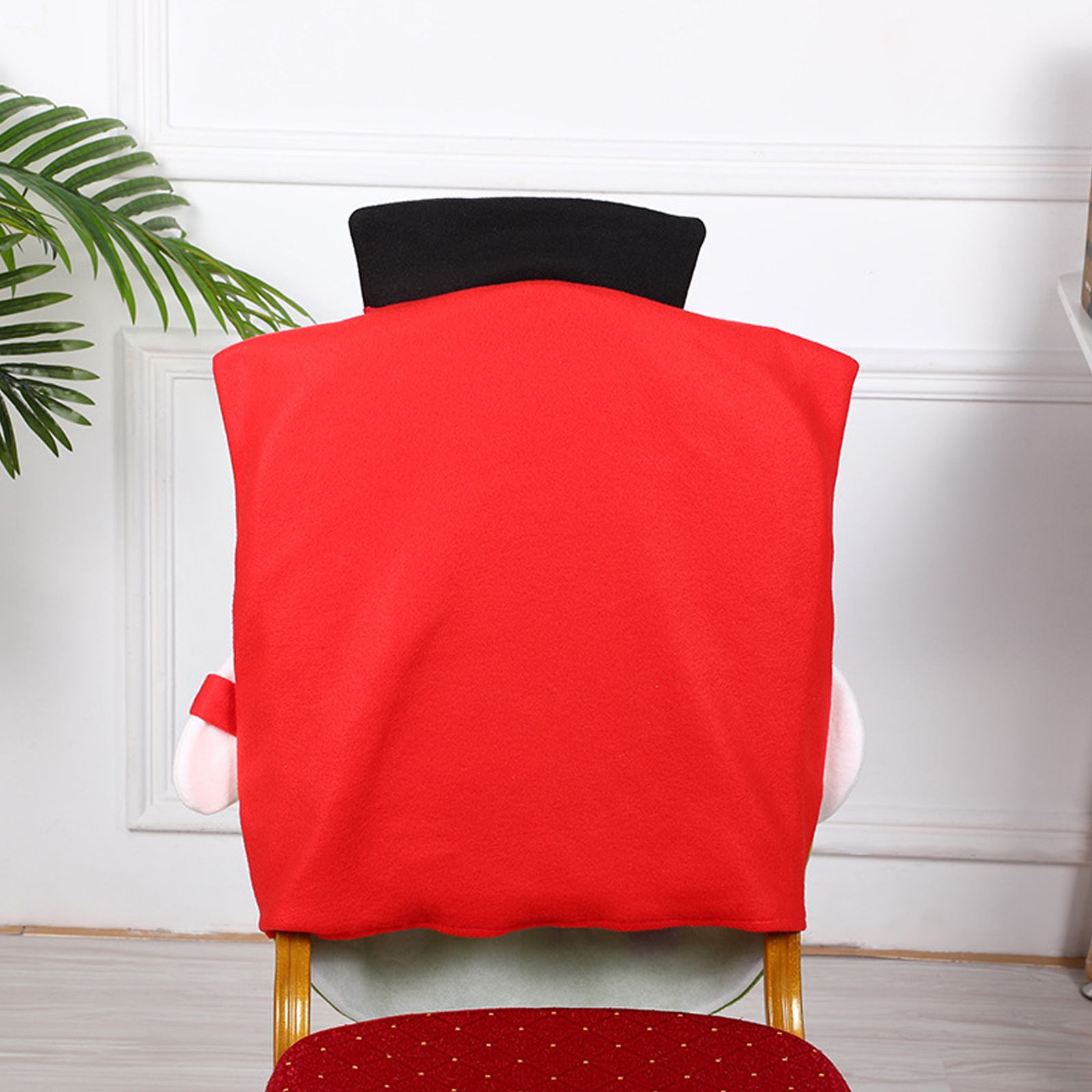 Christmas Decoration Chair Festival Cover Chair Cover Ornament Dinner Decor view 9
