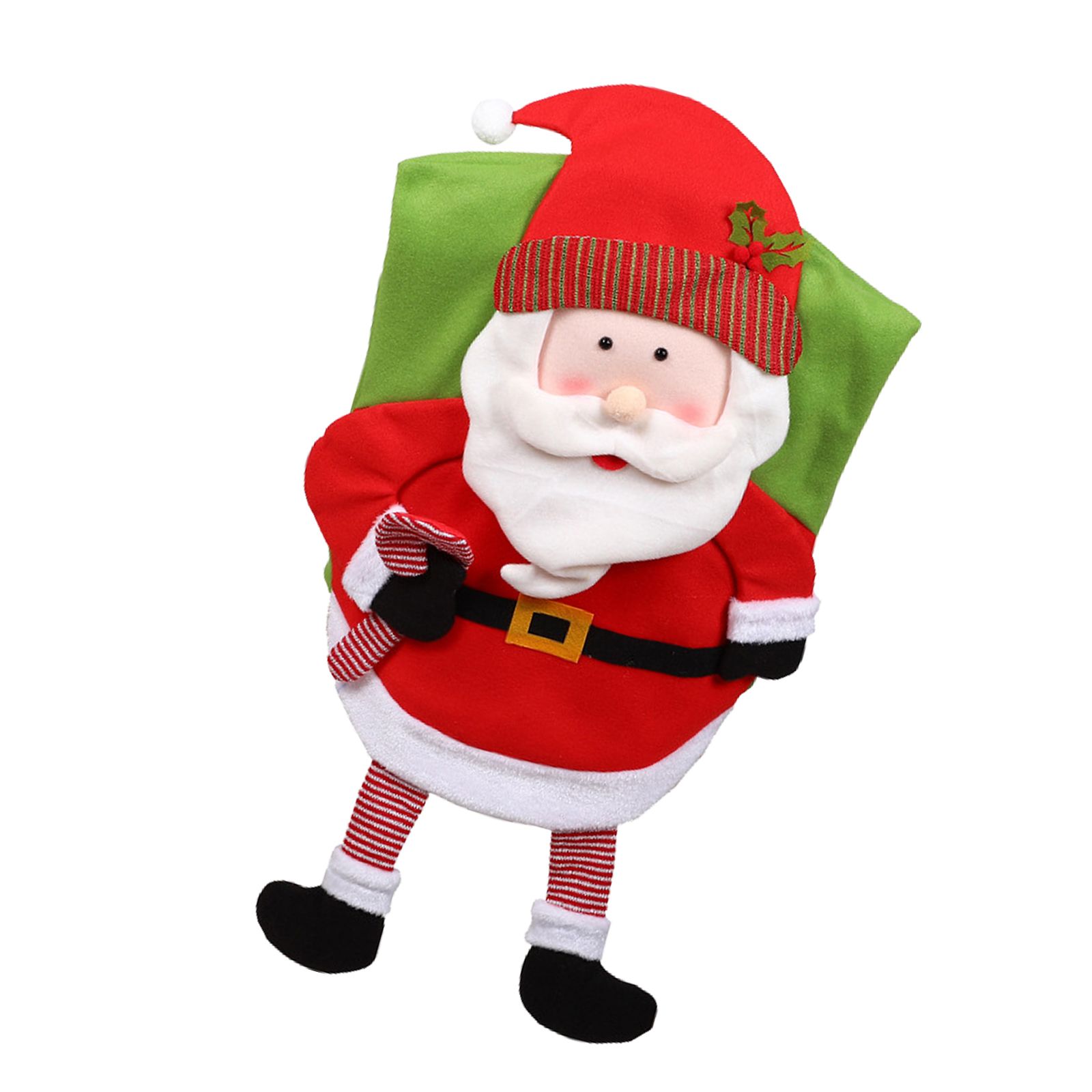 Christmas Decoration Chair Festival Cover Chair Cover Ornament Dinner Decor view 13