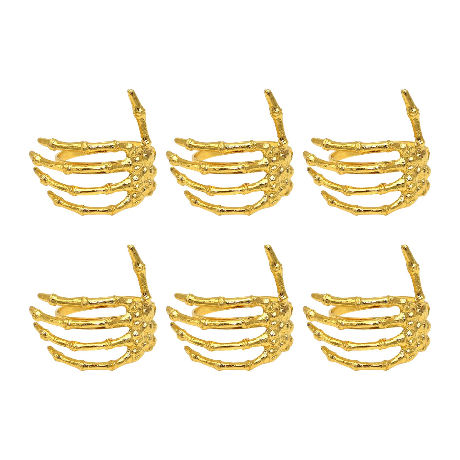 Wine Tableware Halloween Napkin Buckle Ghost Hand Napkin Ring Alloy Napkin view 3