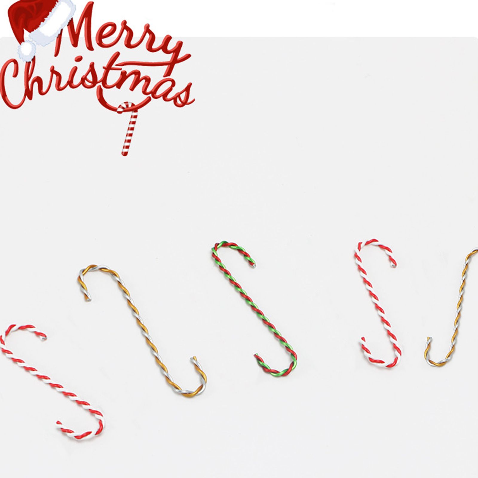 S Shaped Christmas Ornament Hooks Metal Unique Exquisite Decorative Christmas view 2