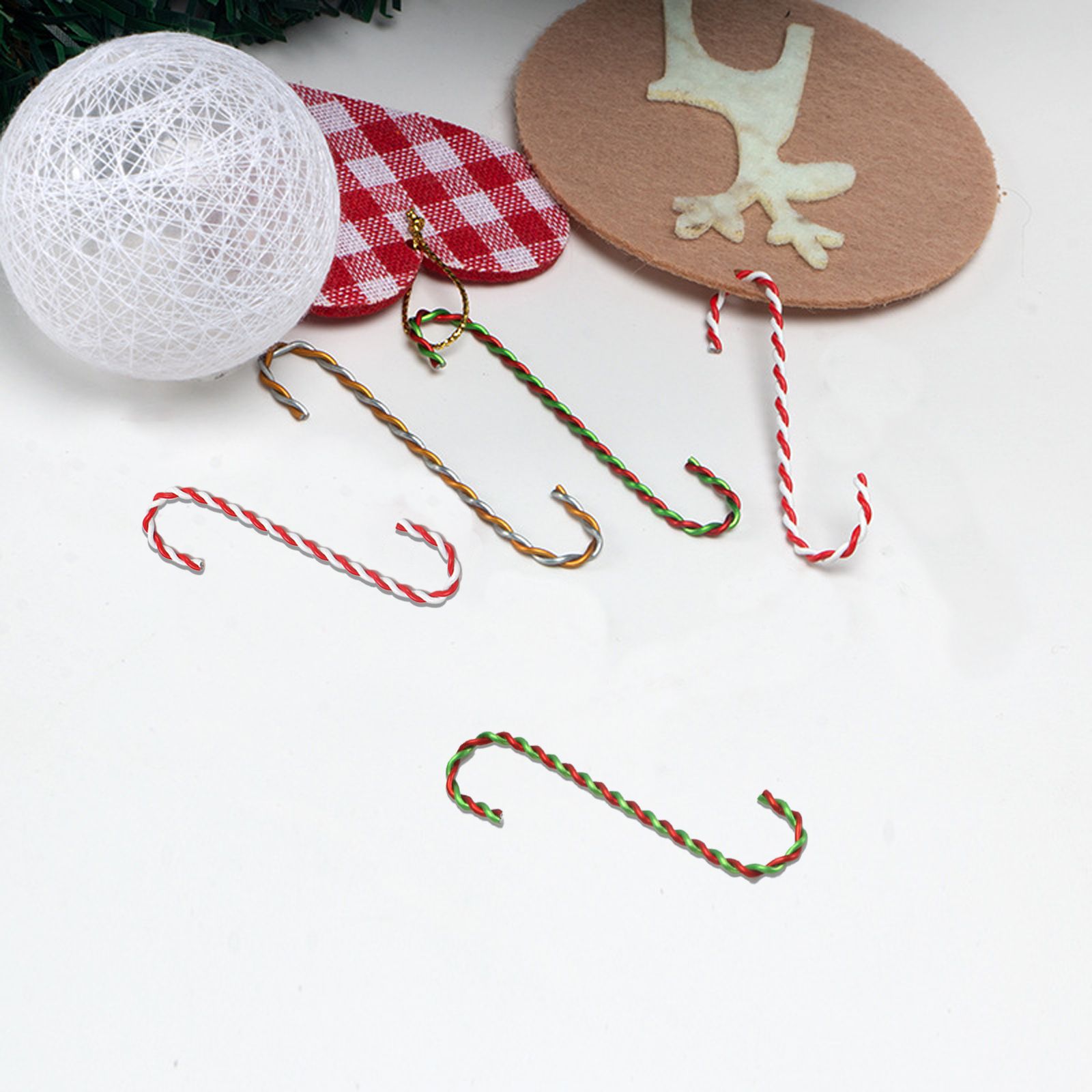 S Shaped Christmas Ornament Hooks Metal Unique Exquisite Decorative Christmas view 7