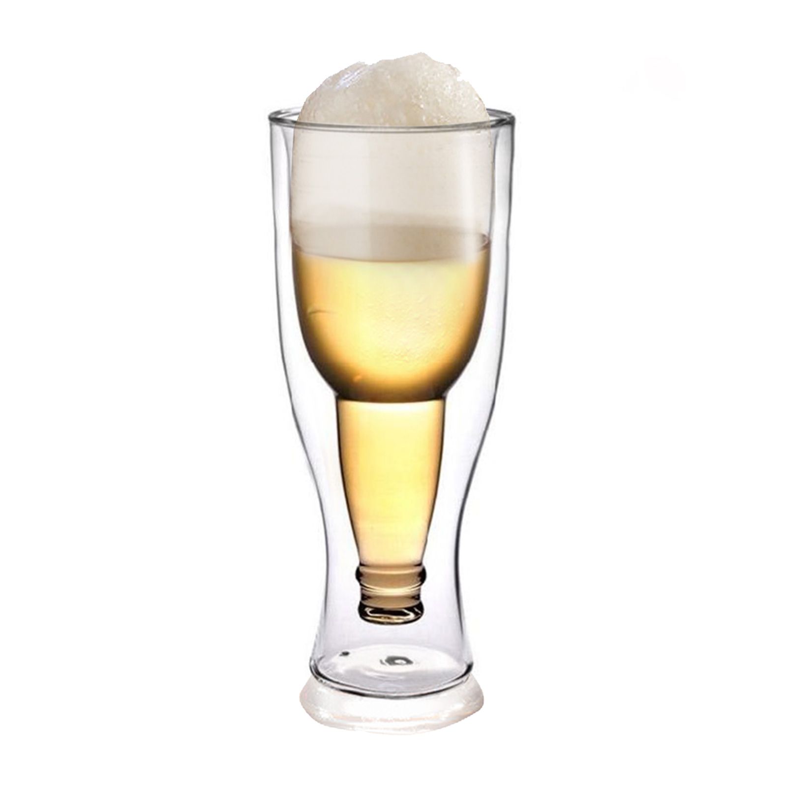 Beer Glass Double Wall Keep Beer Cold Beautiful Unique Insulated Beer Glasses