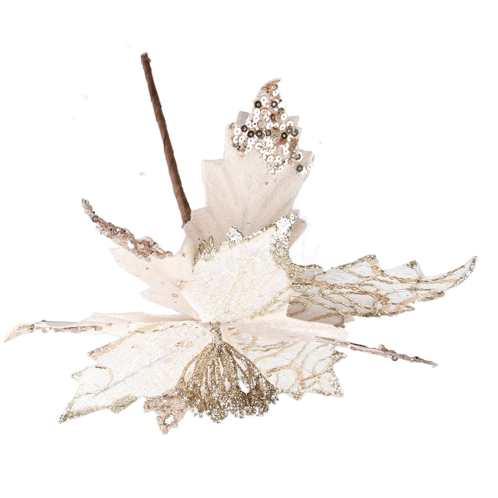 Christmas Flower Simulation Christmas Tree Decoration Christmas Glitter Flower view 12