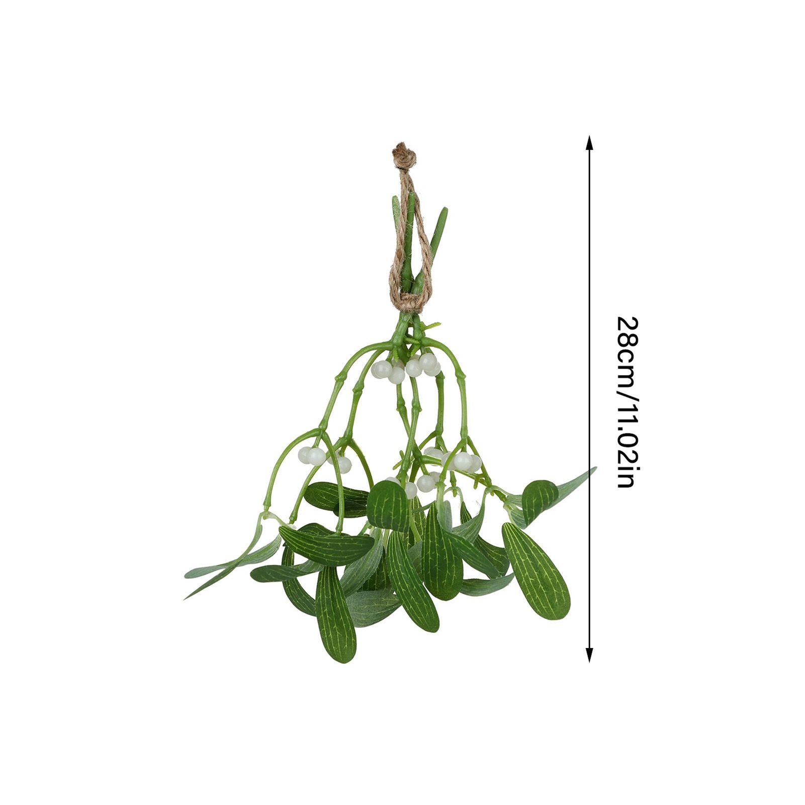 Artificial Mistletoe Leaves Christmas Decoration view 4