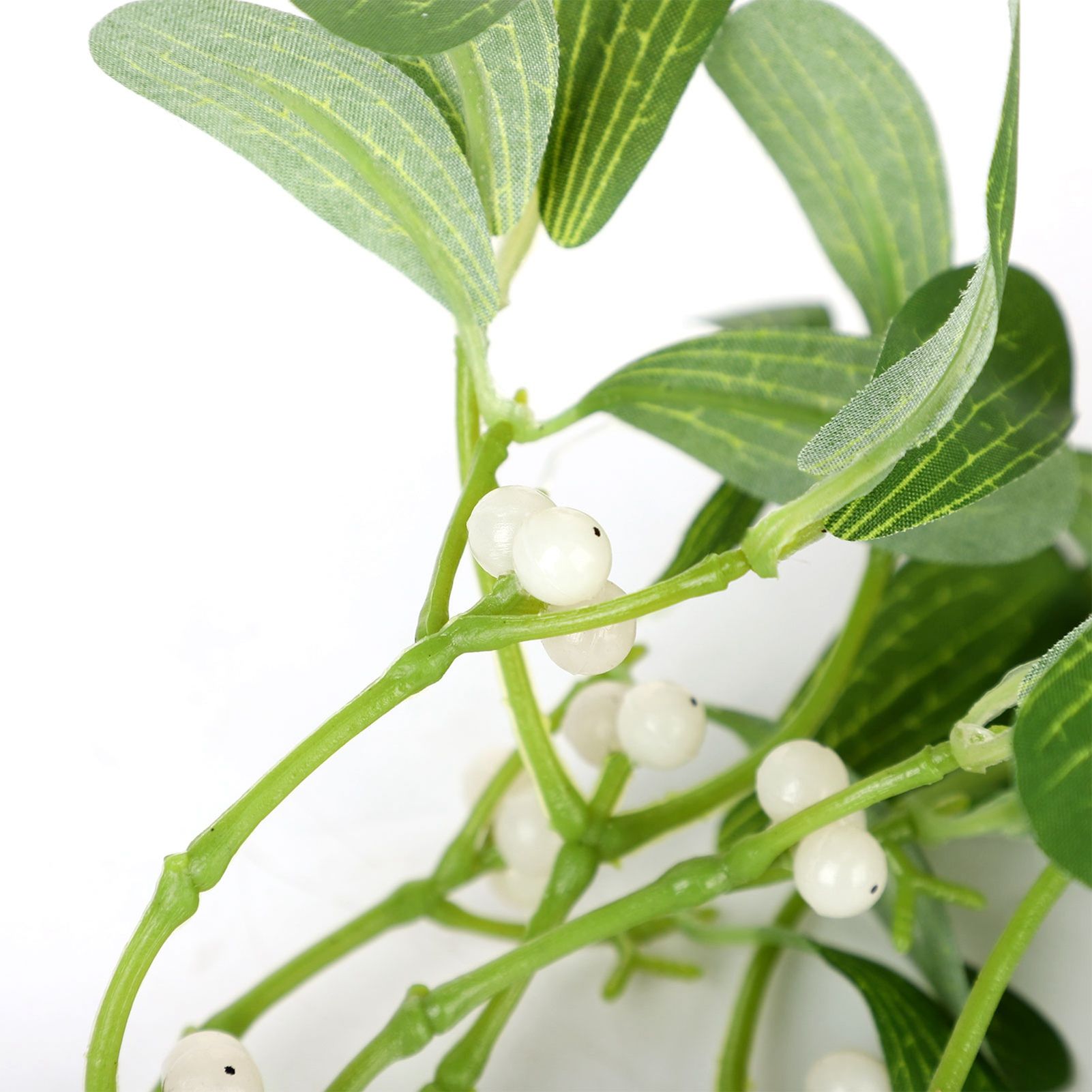 Artificial Mistletoe Leaves Christmas Decoration view 5