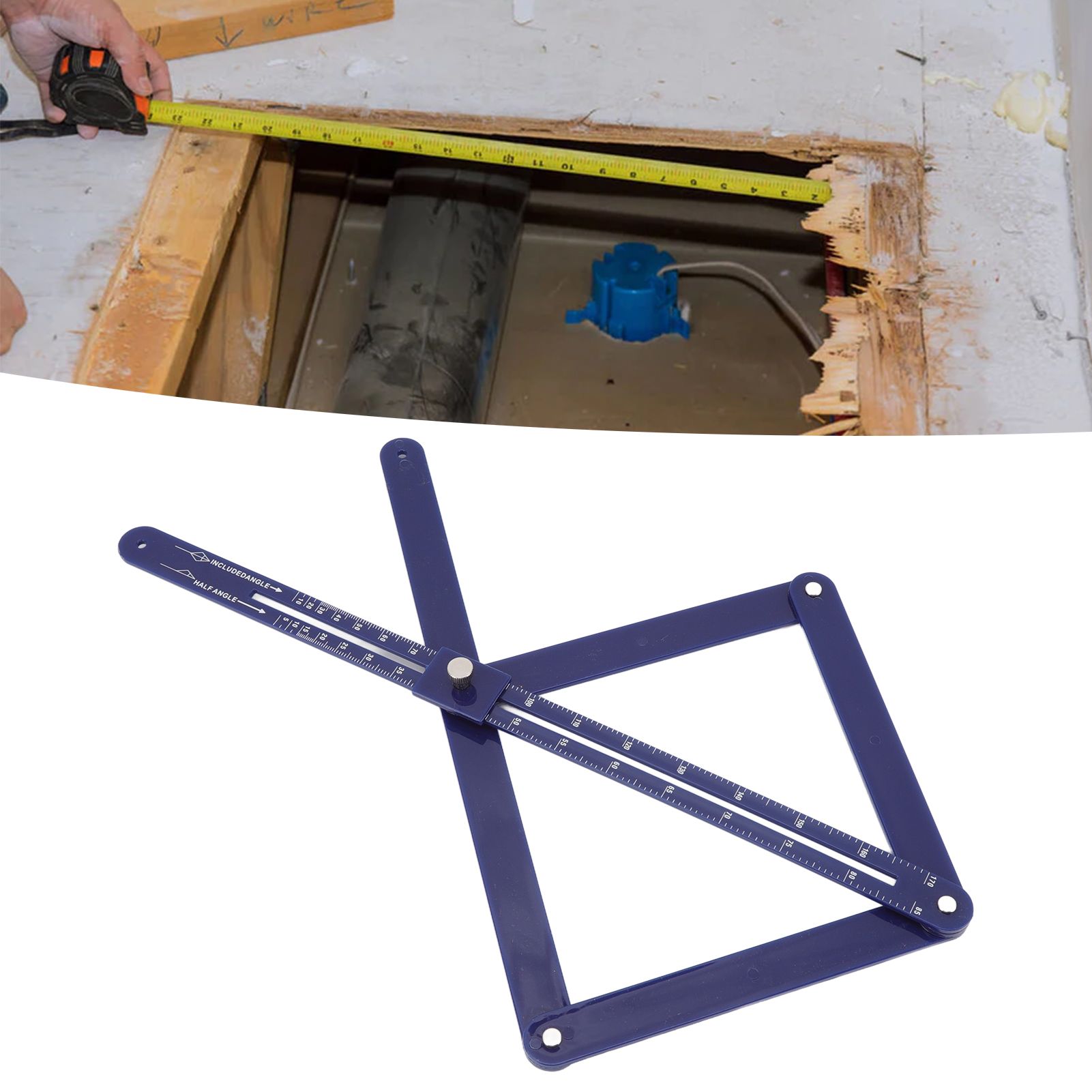 Corner Angle Finder Plastic Multifunctional Adjustable Precise Angle view 12