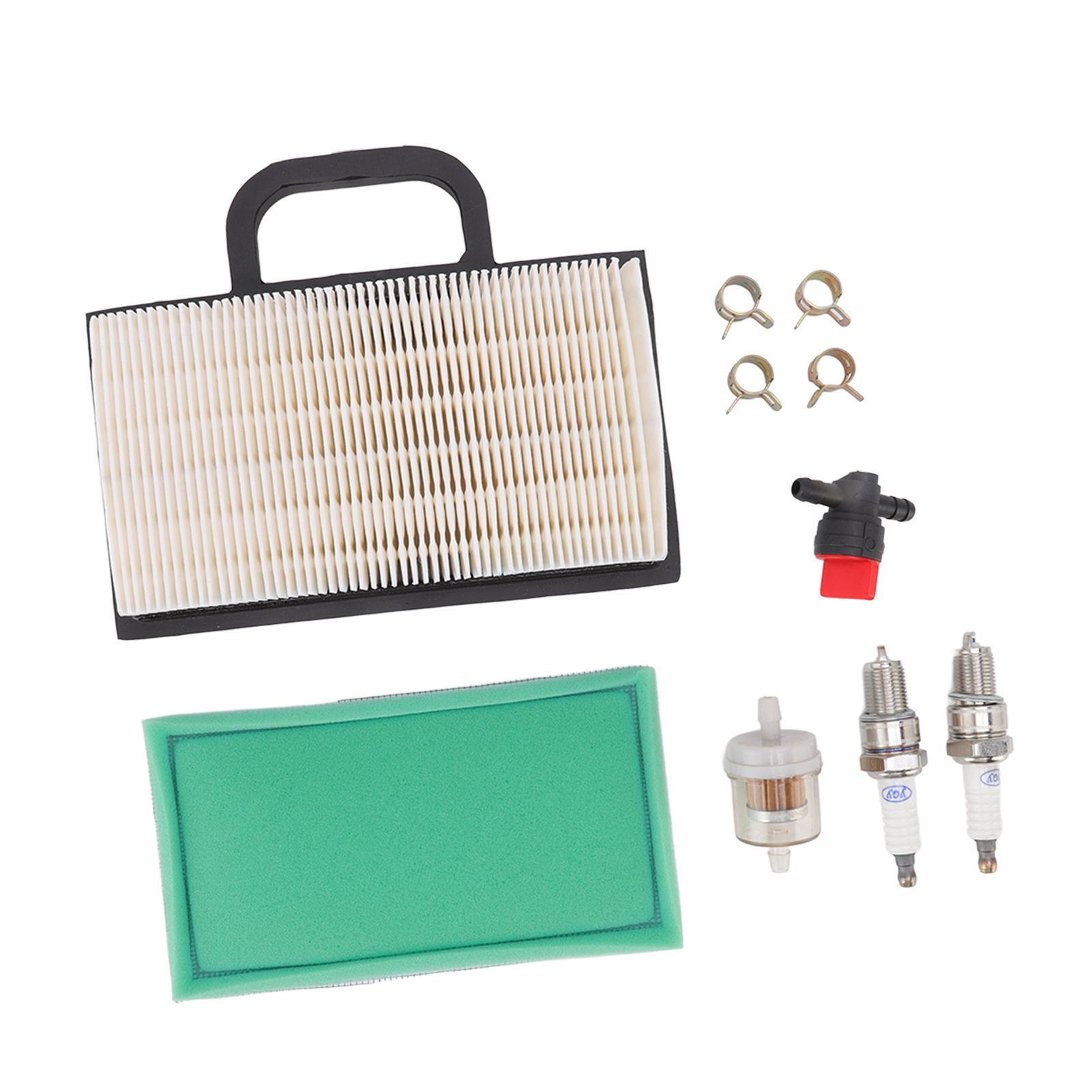 Lawn Mower Air Filter Set Air Filter Sparking Plug Valve Replacement Lawn view 2