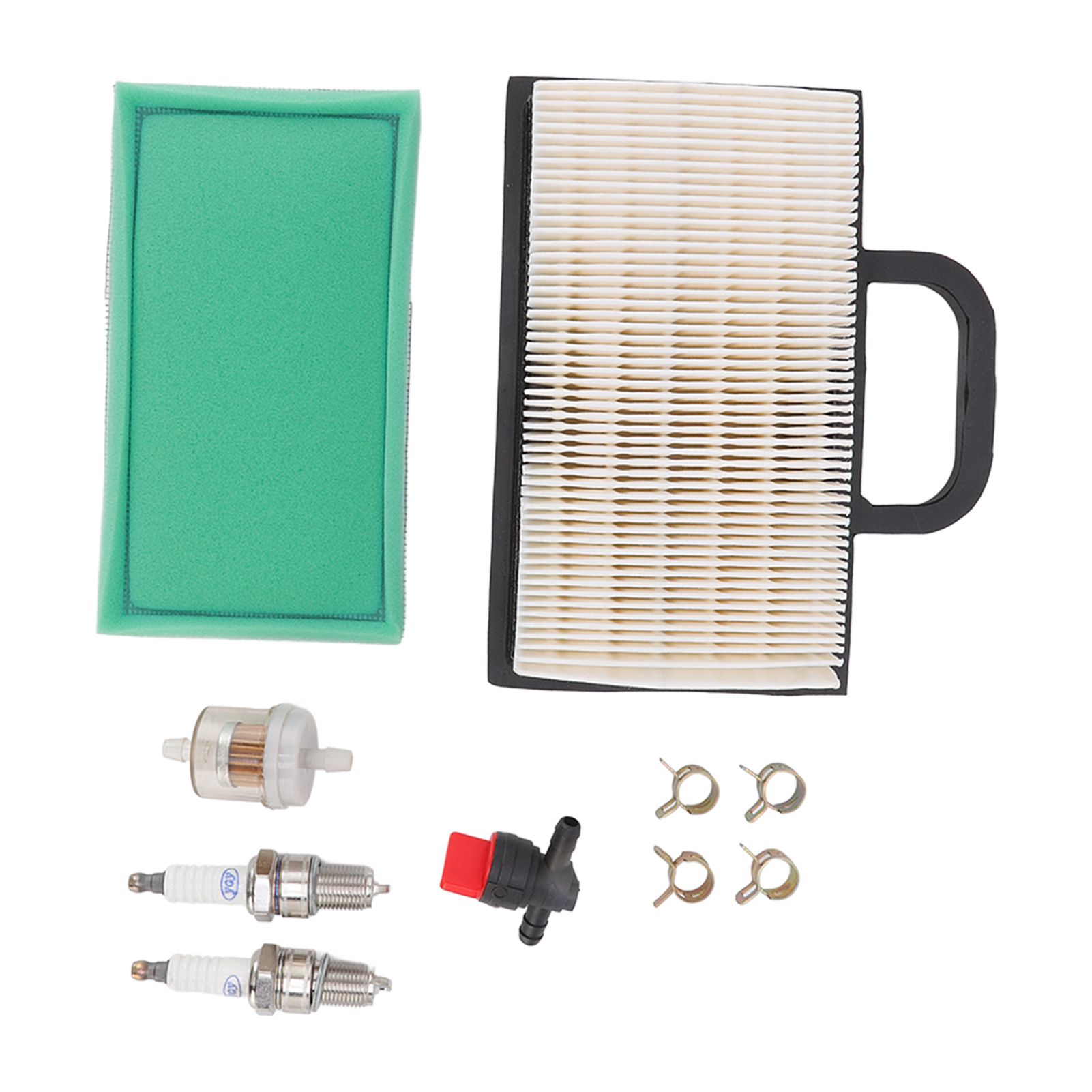 Lawn Mower Air Filter Set Air Filter Sparking Plug Valve Replacement Lawn view 4