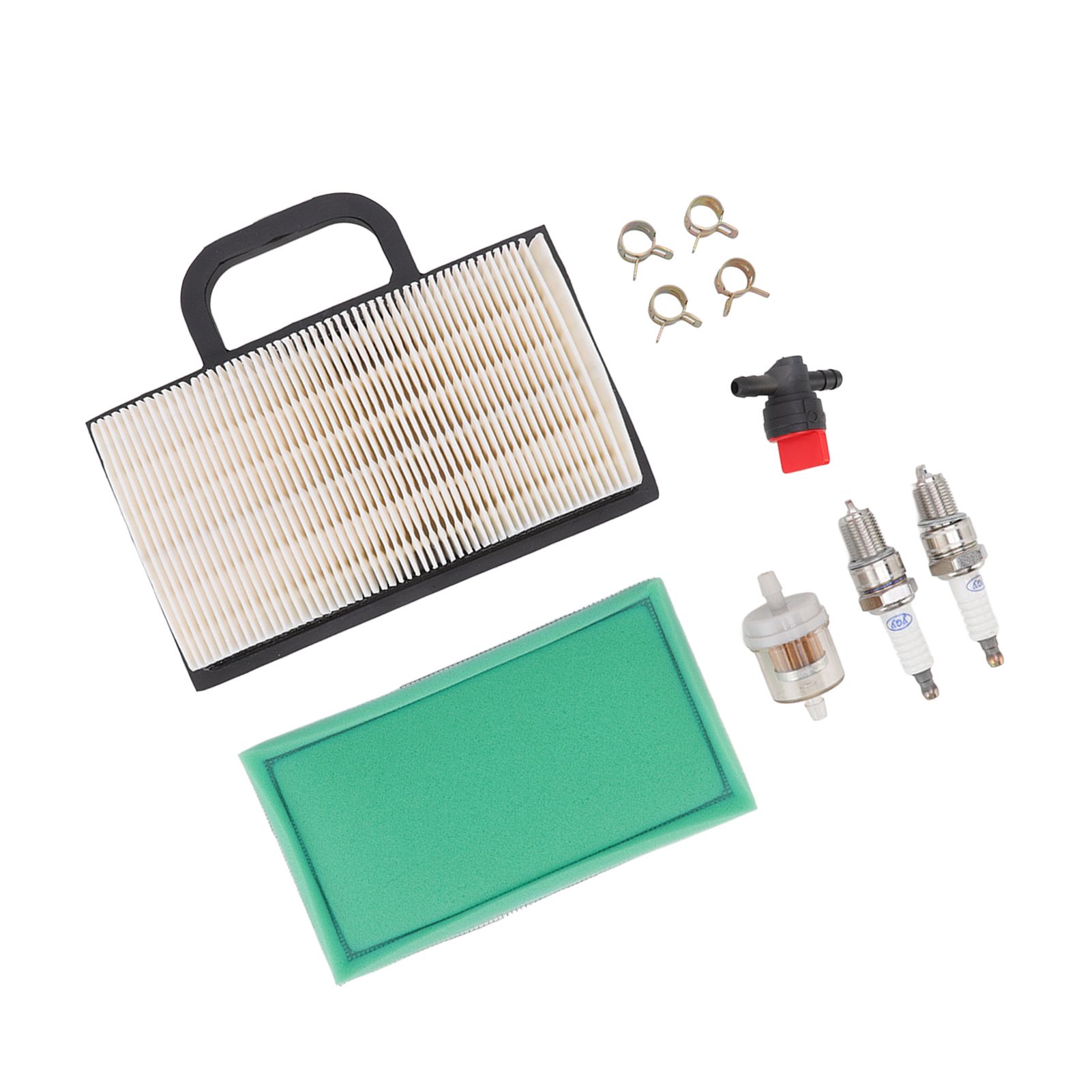 Lawn Mower Air Filter Set Air Filter Sparking Plug Valve Replacement Lawn view 9