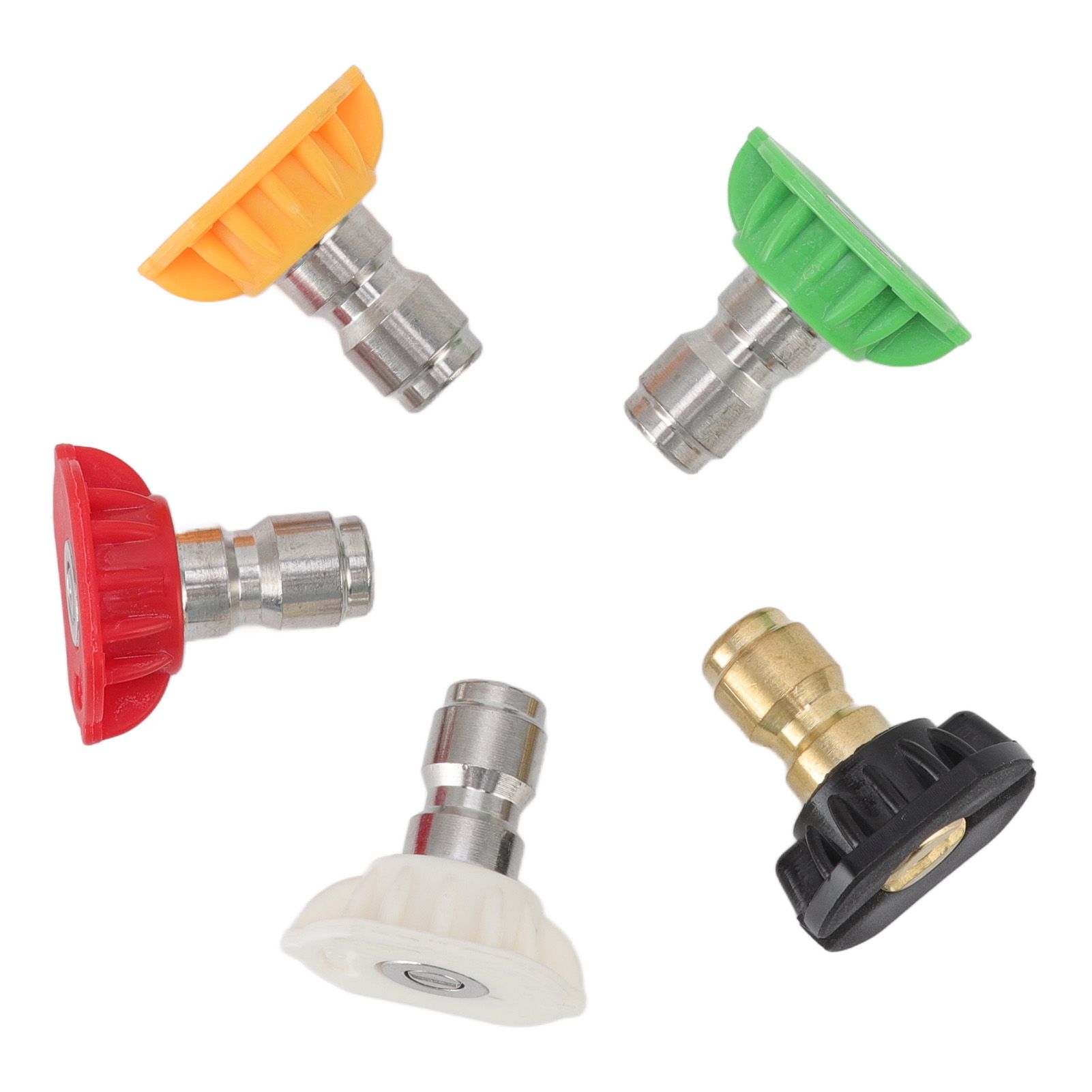 5PCS Pressure Washer Nozzle Big Fan Shape Power Washer Nozzle Tips Rinse Jet view 4