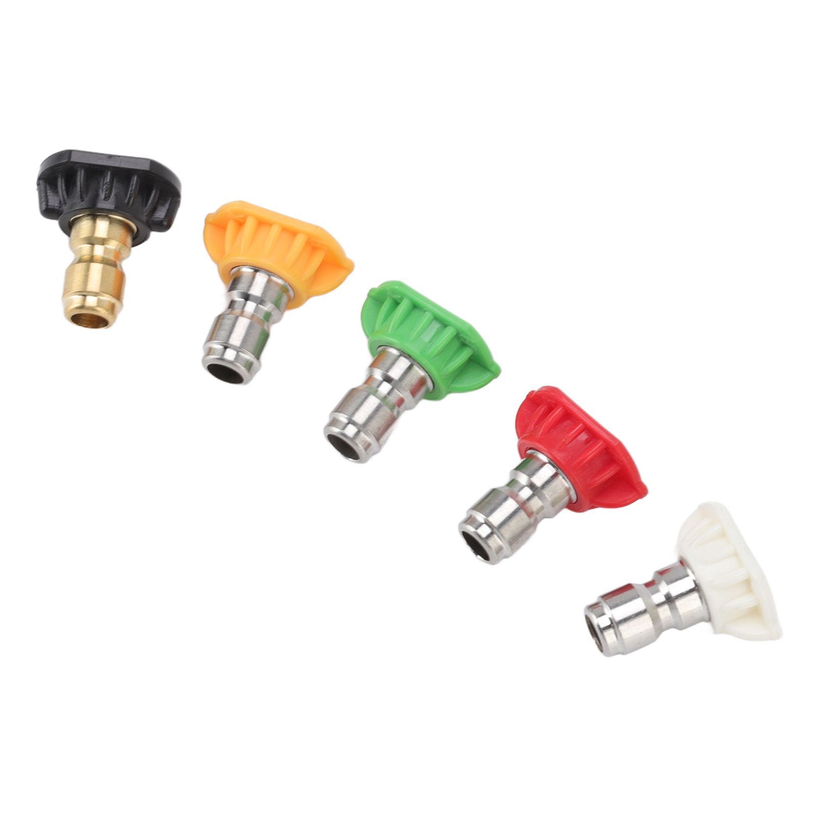 5PCS Pressure Washer Nozzle Big Fan Shape Power Washer Nozzle Tips Rinse Jet view 13