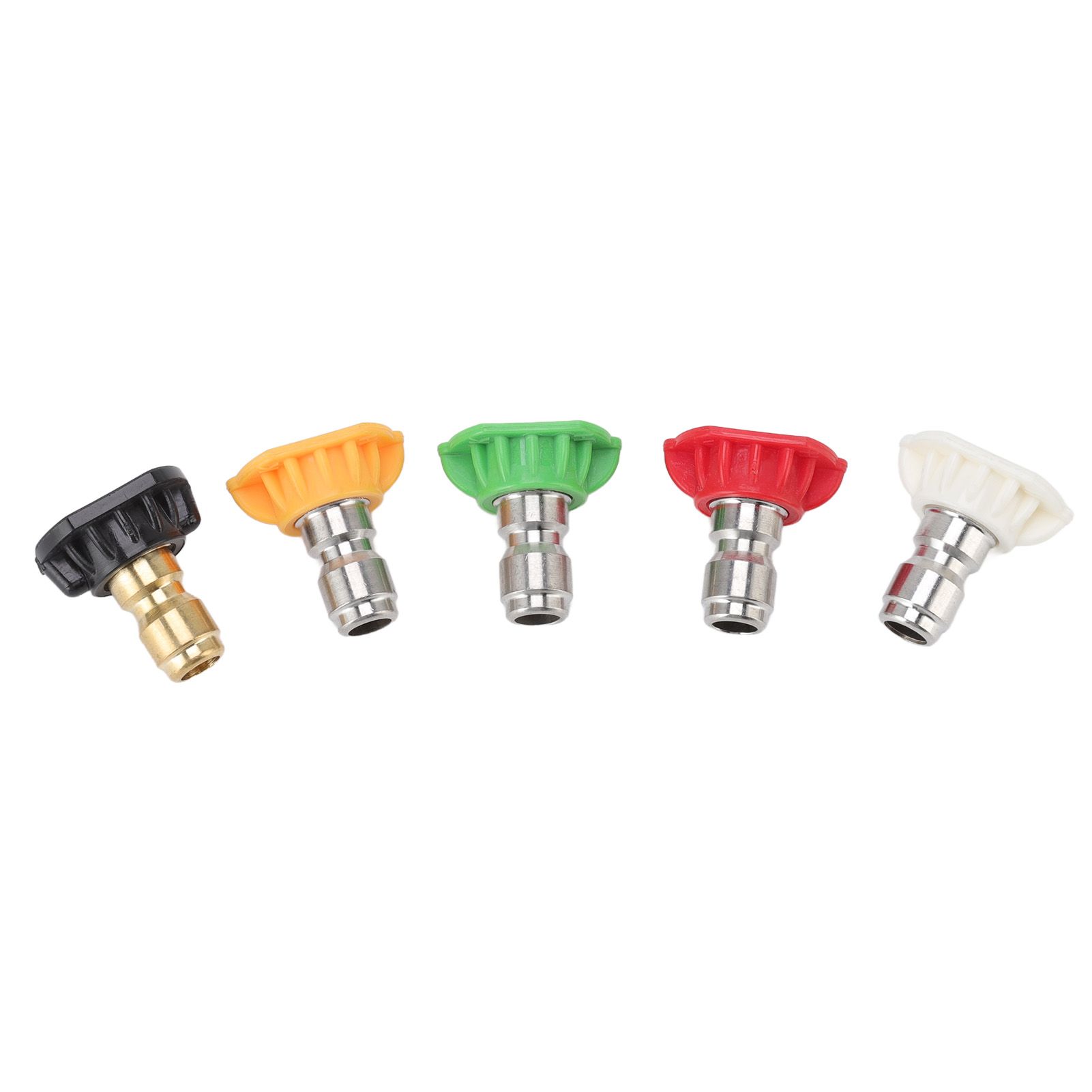 5PCS Pressure Washer Nozzle Big Fan Shape Power Washer Nozzle Tips Rinse Jet view 5