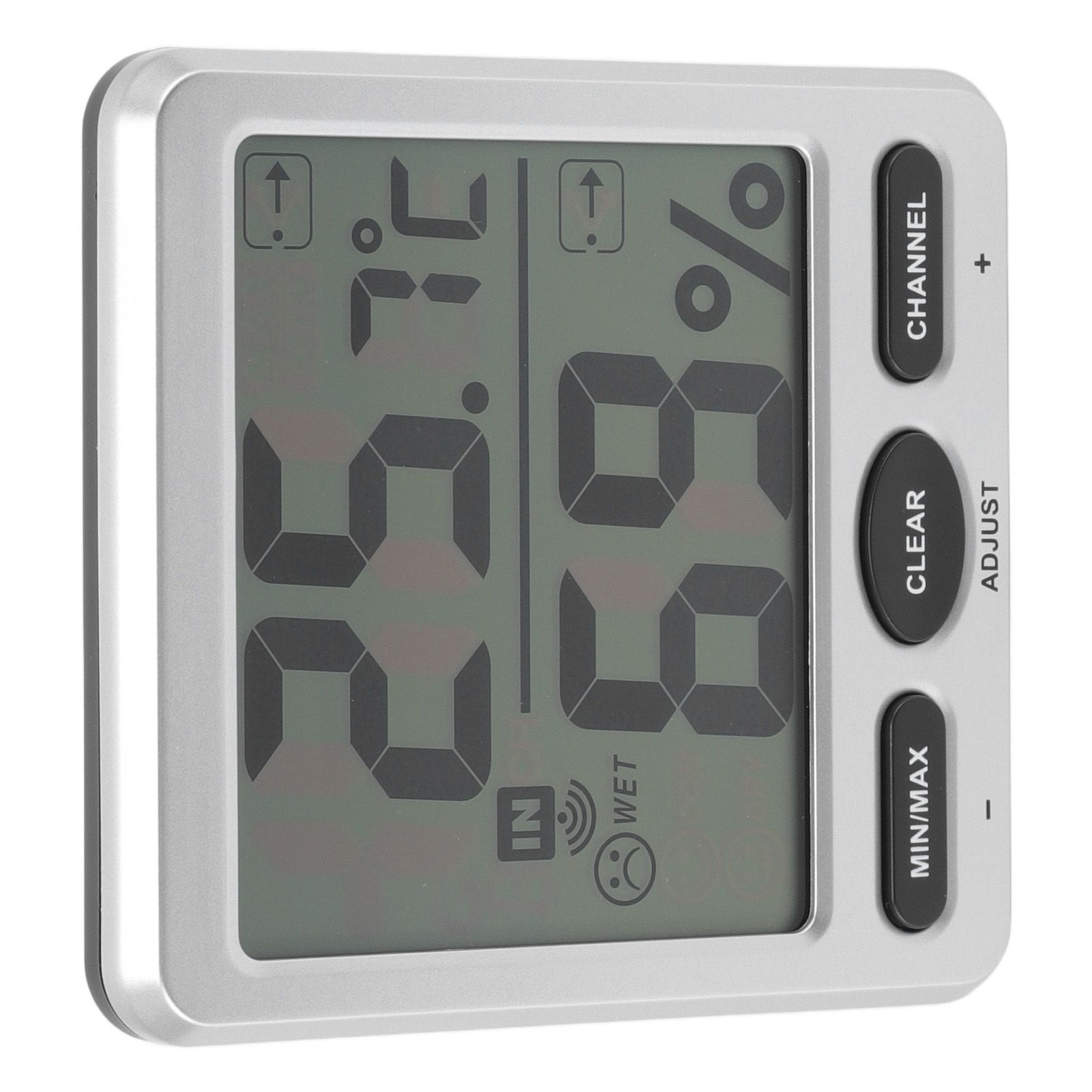Room Thermometer Large Screen Comfort Level Indicator 24 Hours Record High view 4