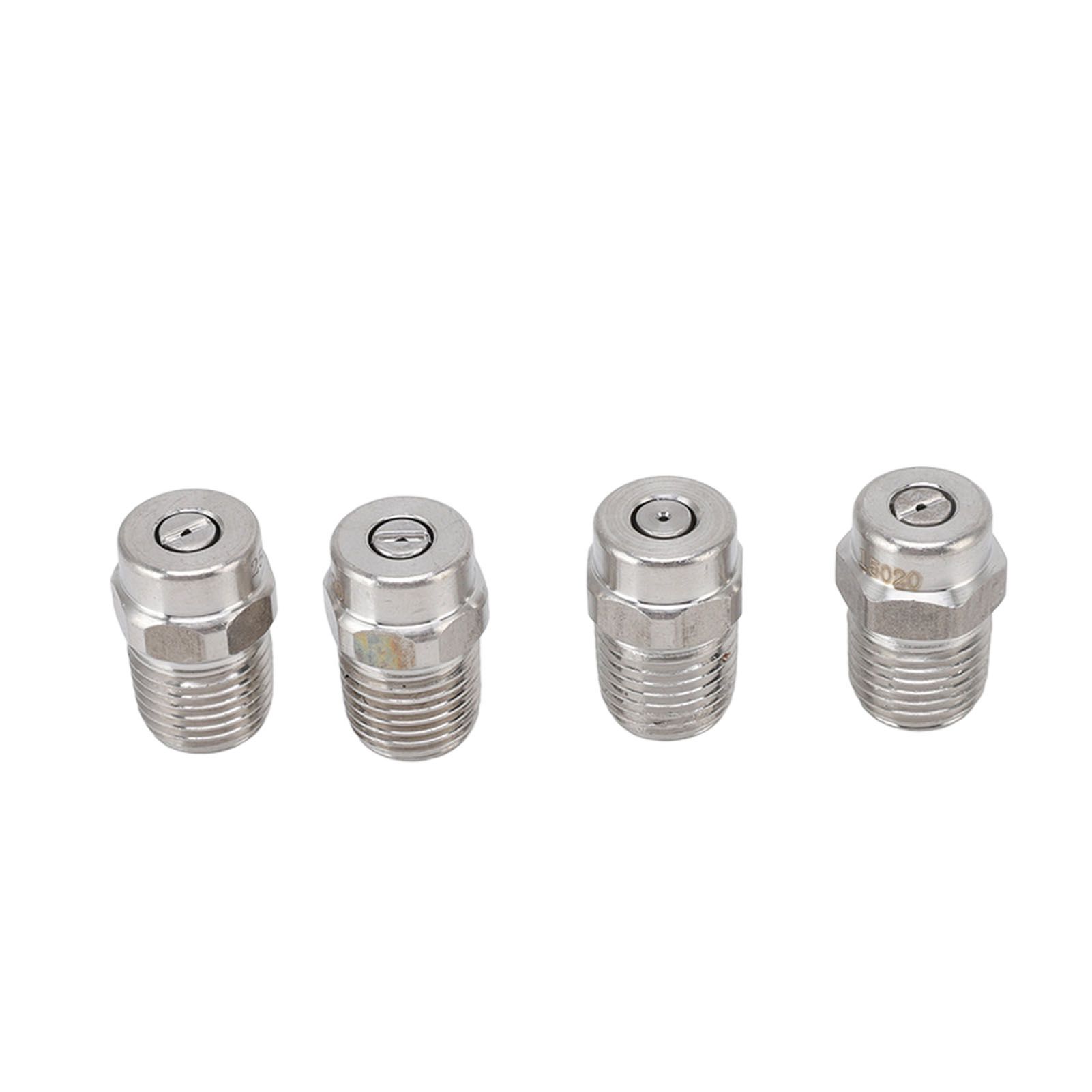 4Pcs Threaded Nozzles 22mm 304 Stainless Steel G1/4 External Thread Pressure