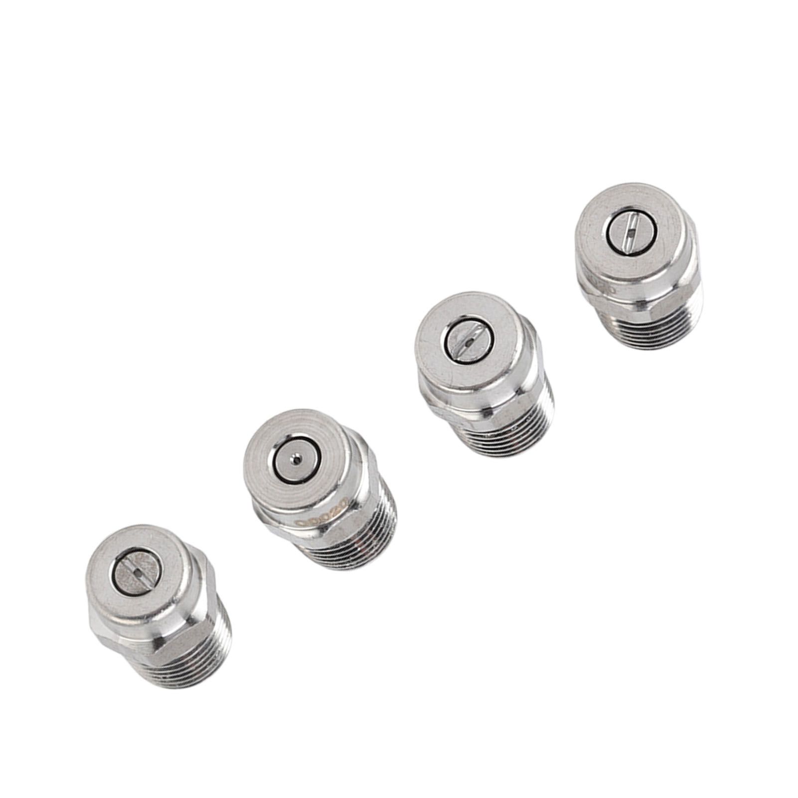 4Pcs Threaded Nozzles 22mm 304 Stainless Steel G1/4 External Thread Pressure view 3