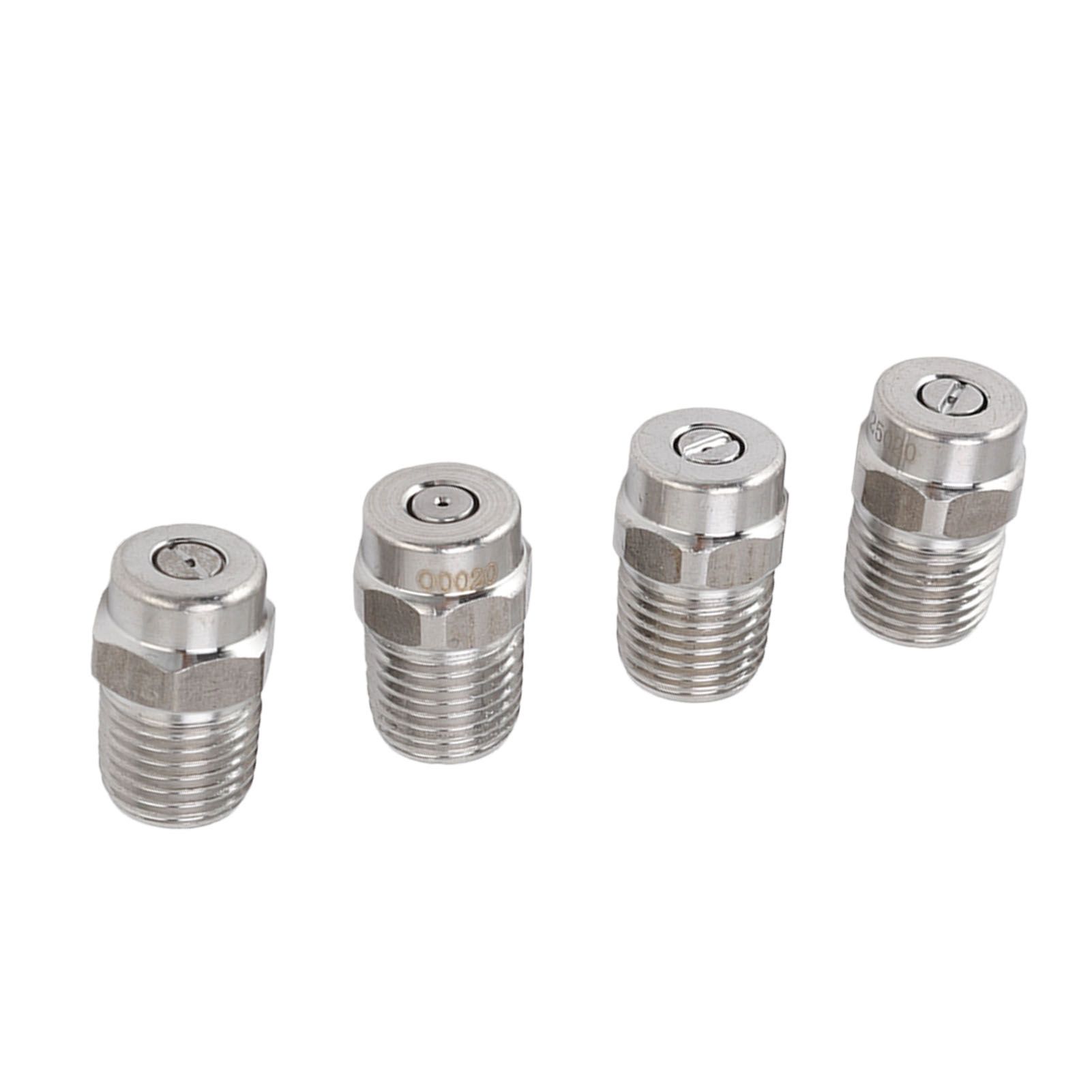 4Pcs Threaded Nozzles 22mm 304 Stainless Steel G1/4 External Thread Pressure view 7