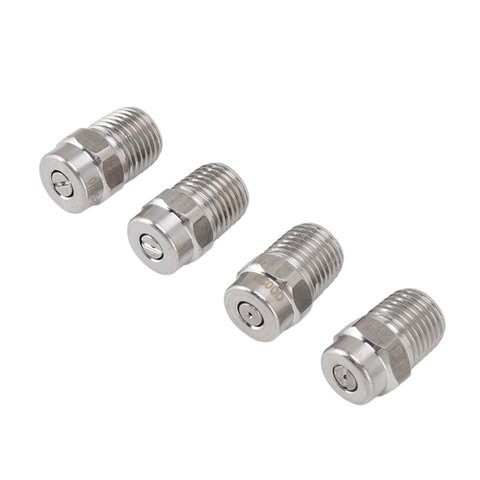 4Pcs Threaded Nozzles 22mm 304 Stainless Steel G1/4 External Thread Pressure view 8