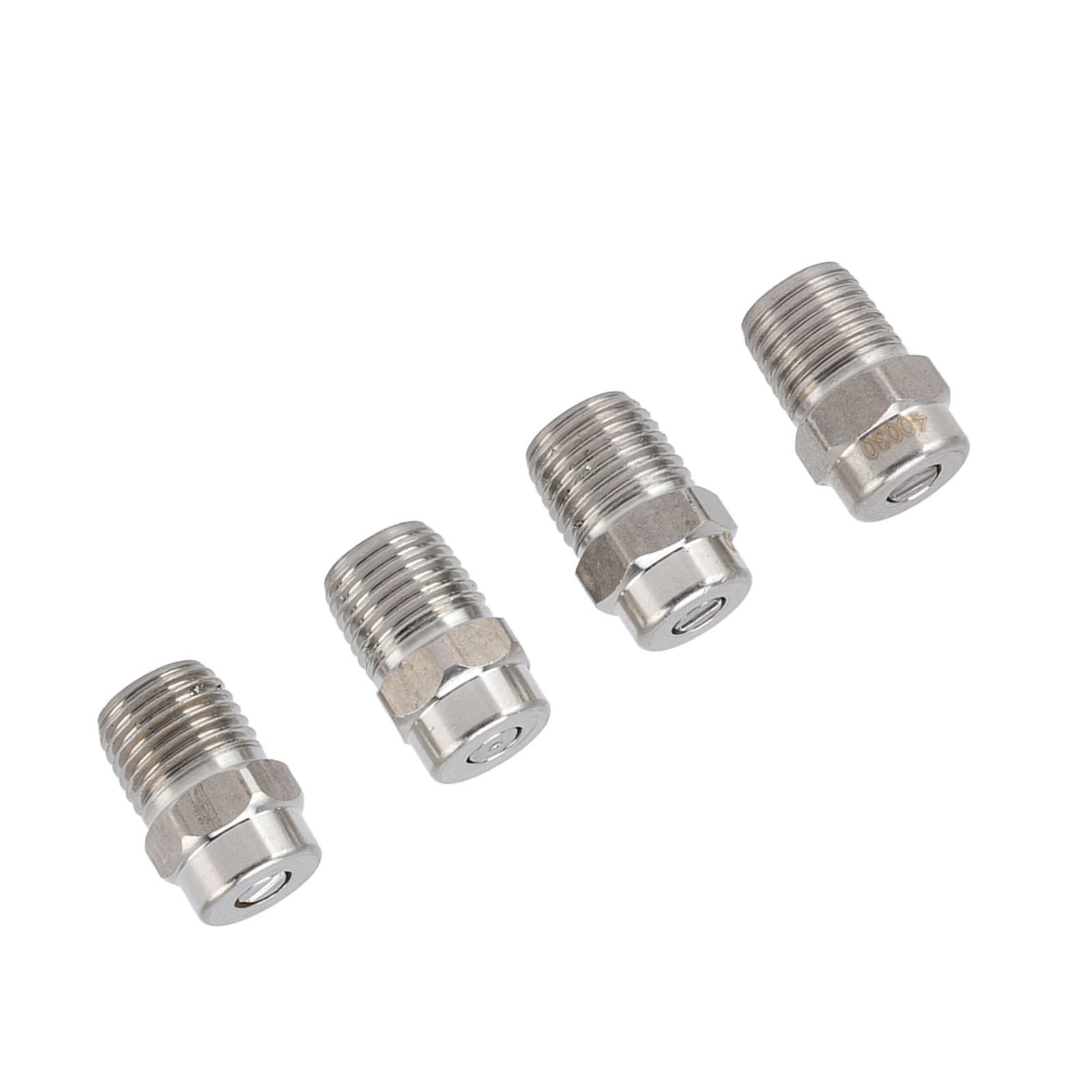 4Pcs Threaded Nozzles 22mm 304 Stainless Steel G1/4 External Thread Pressure view 2