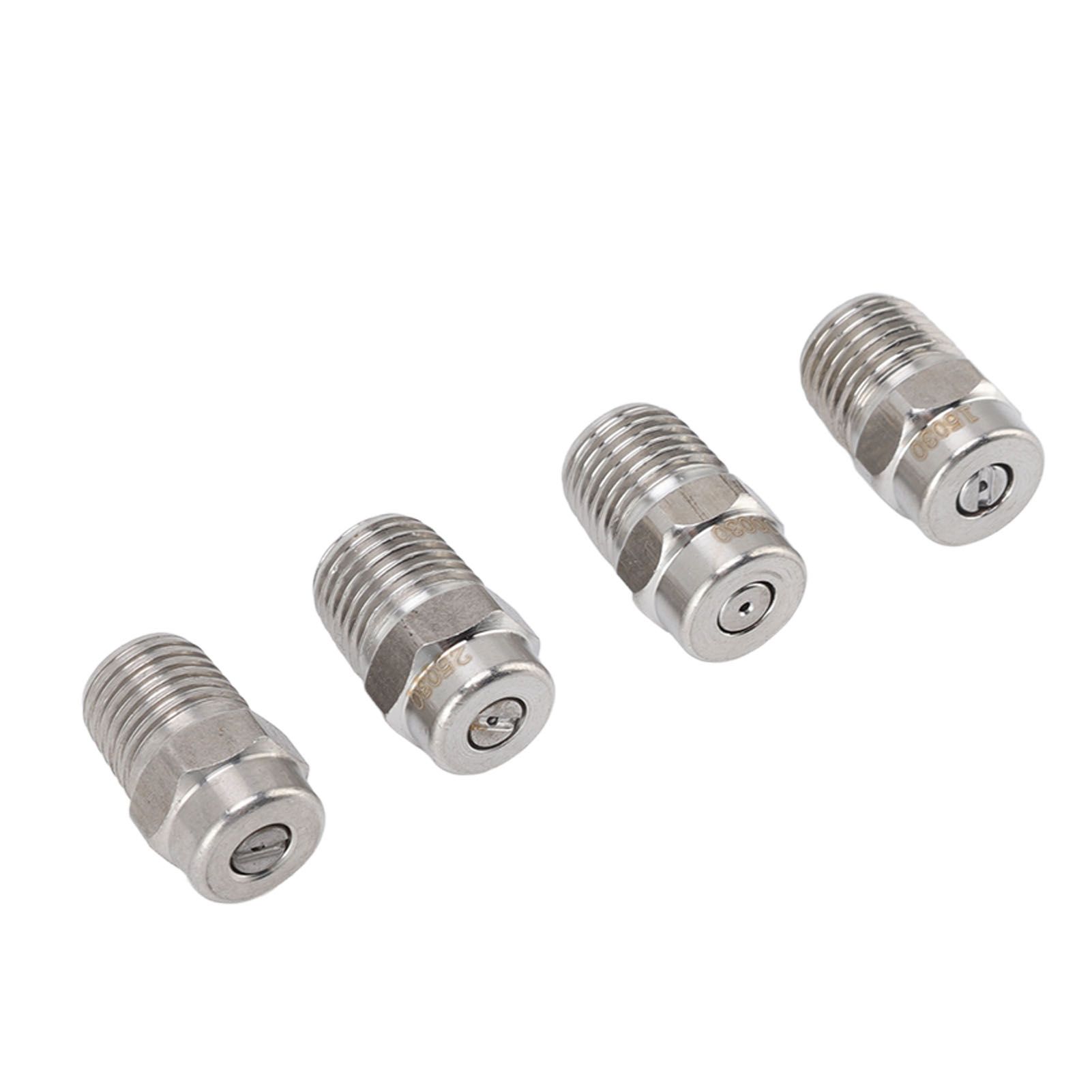 4Pcs Threaded Nozzles 22mm 304 Stainless Steel G1/4 External Thread Pressure view 4