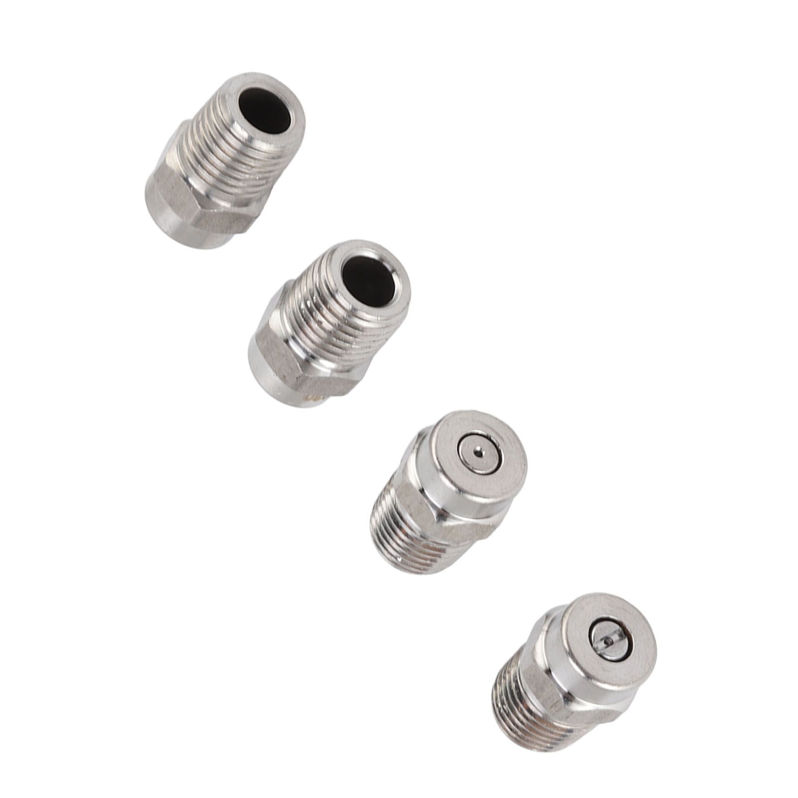 4Pcs Threaded Nozzles 22mm 304 Stainless Steel G1/4 External Thread Pressure view 5