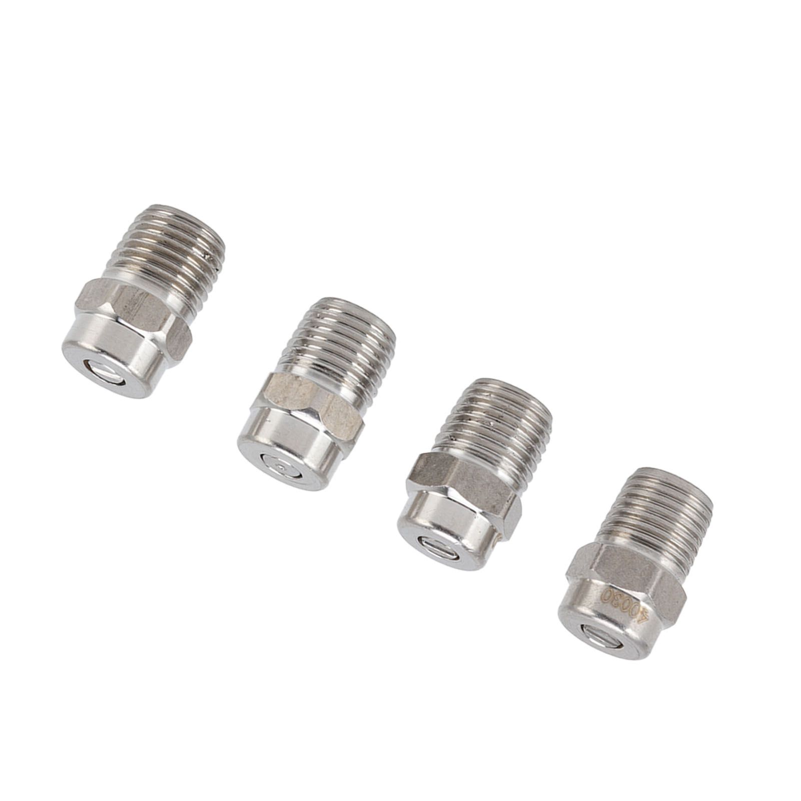 4Pcs Threaded Nozzles 22mm 304 Stainless Steel G1/4 External Thread Pressure view 7
