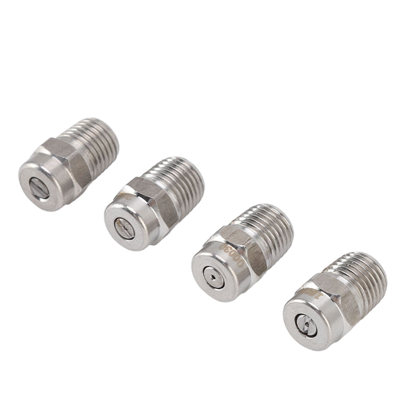 4Pcs Threaded Nozzles 22mm 304 Stainless Steel G1/4 External Thread Pressure view 8