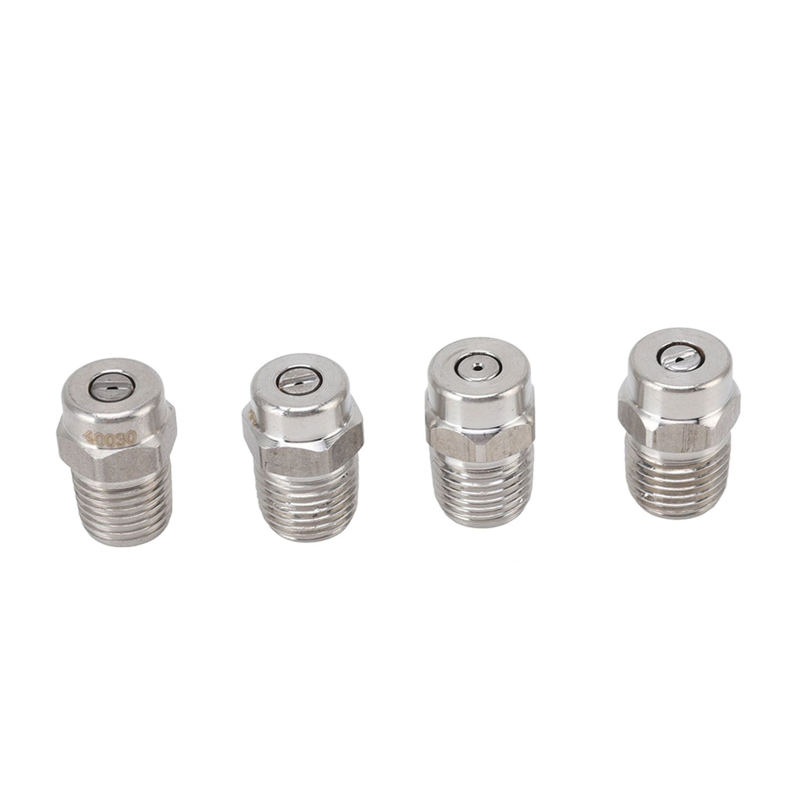 4Pcs Threaded Nozzles 22mm 304 Stainless Steel G1/4 External Thread Pressure view 9