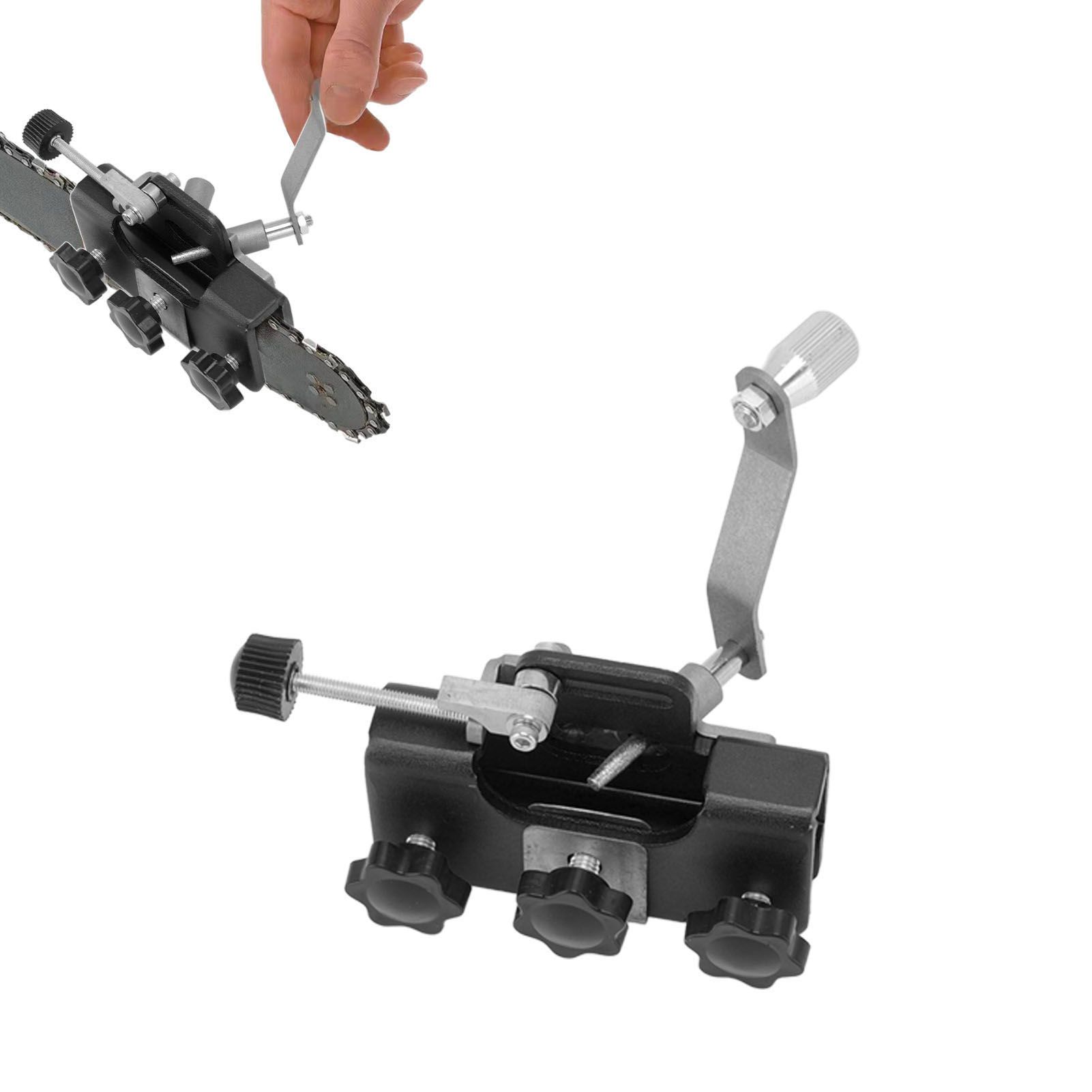 Chainsaw Sharpener Portable Lightweight Hand Crank Chain Sharpening Jig for view 11