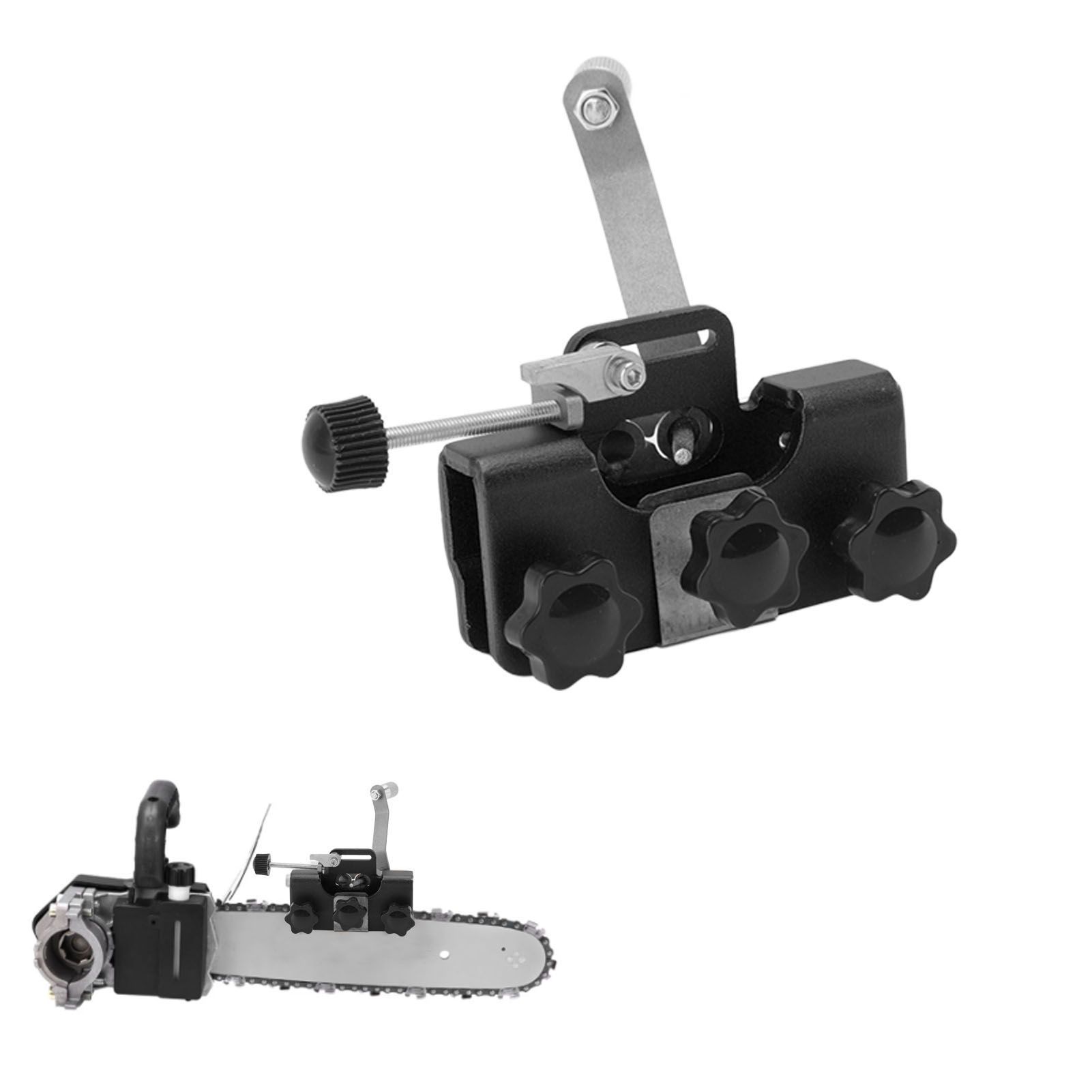 Chainsaw Sharpener Portable Lightweight Hand Crank Chain Sharpening Jig for view 12