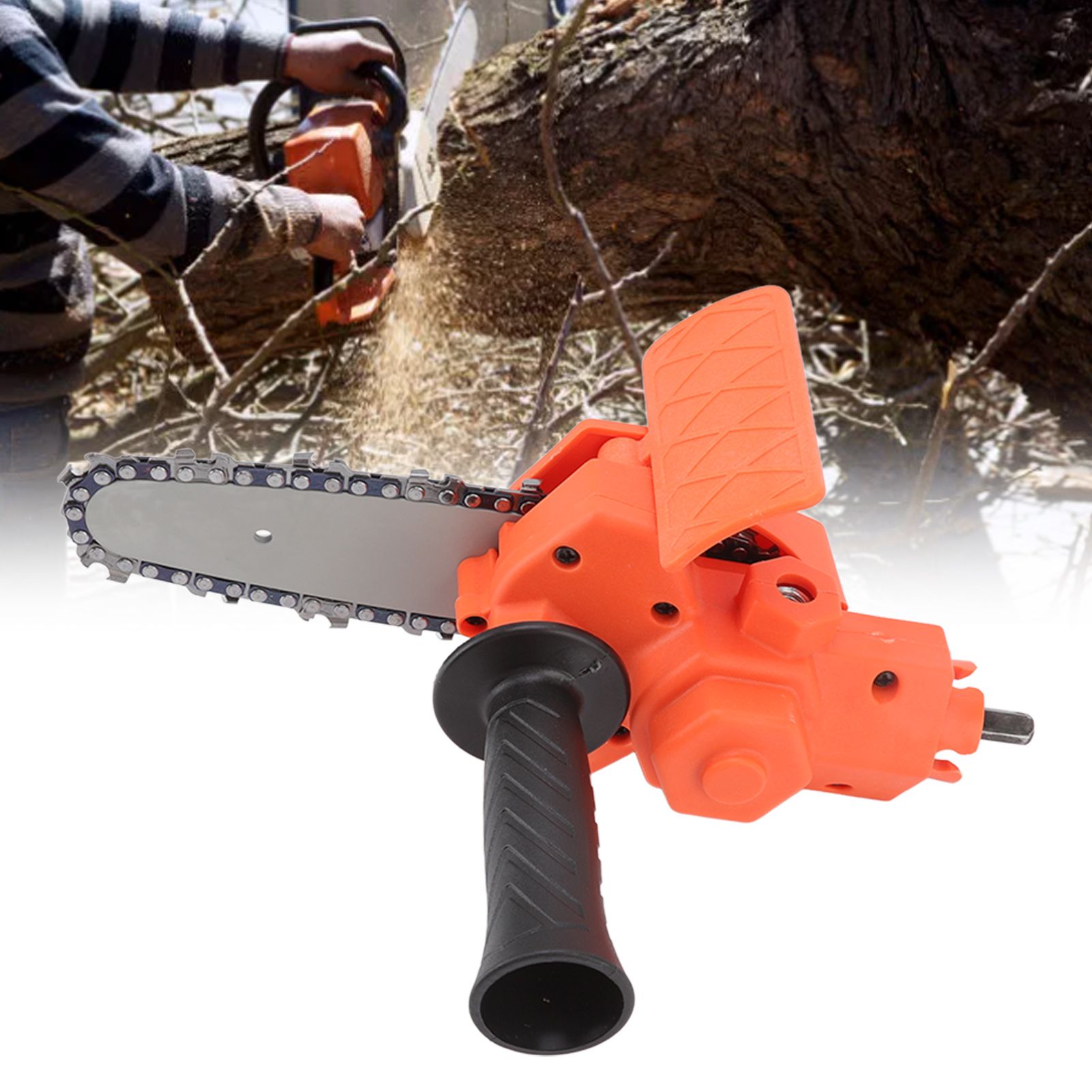 4in Mini Drill to Chain Saw Adapter Simple ABS Steel Portable Electric Chain view 12