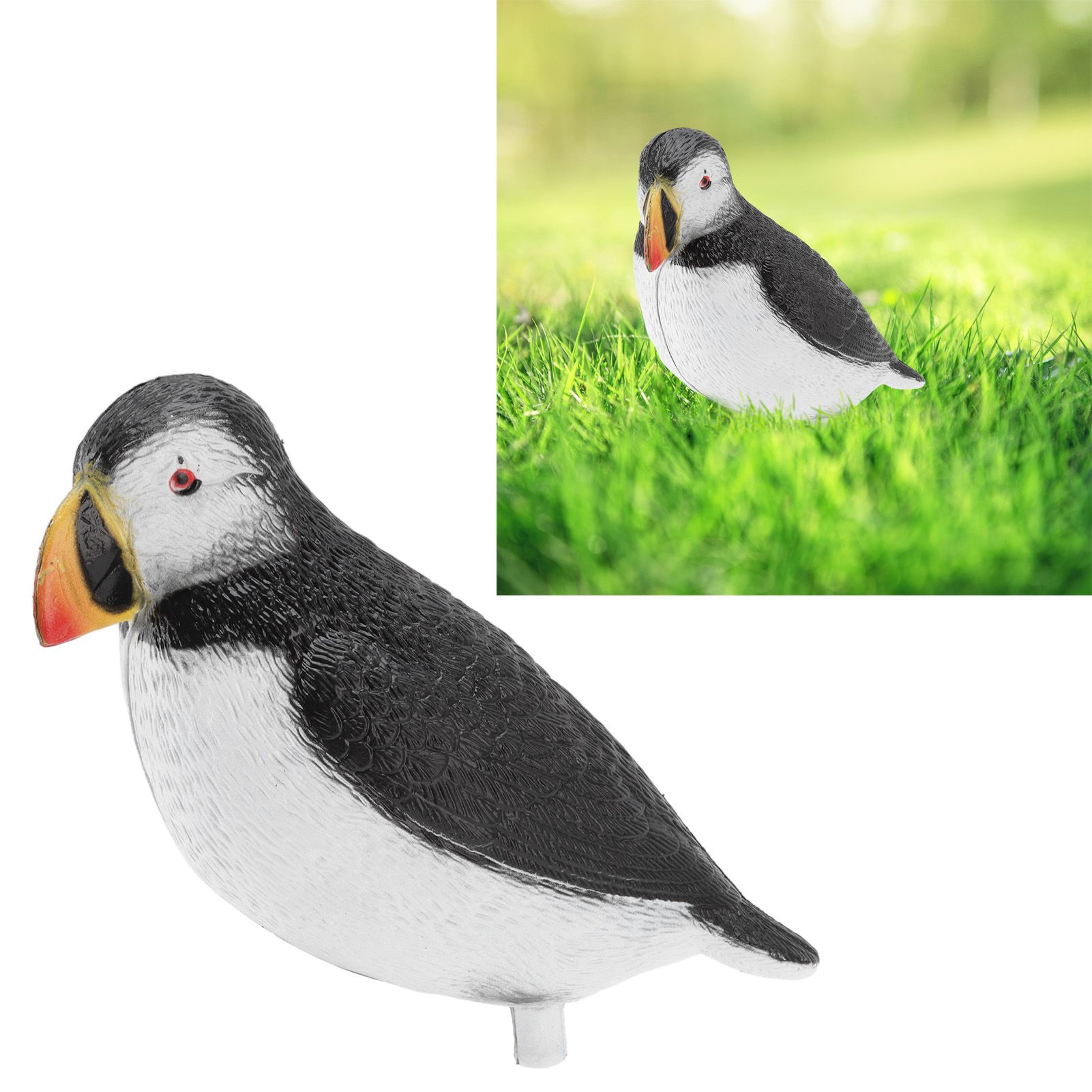 Seabird Figurine Lifelike Vivid Hand Carved Plastic Seabird Sculpture Outdoor view 11