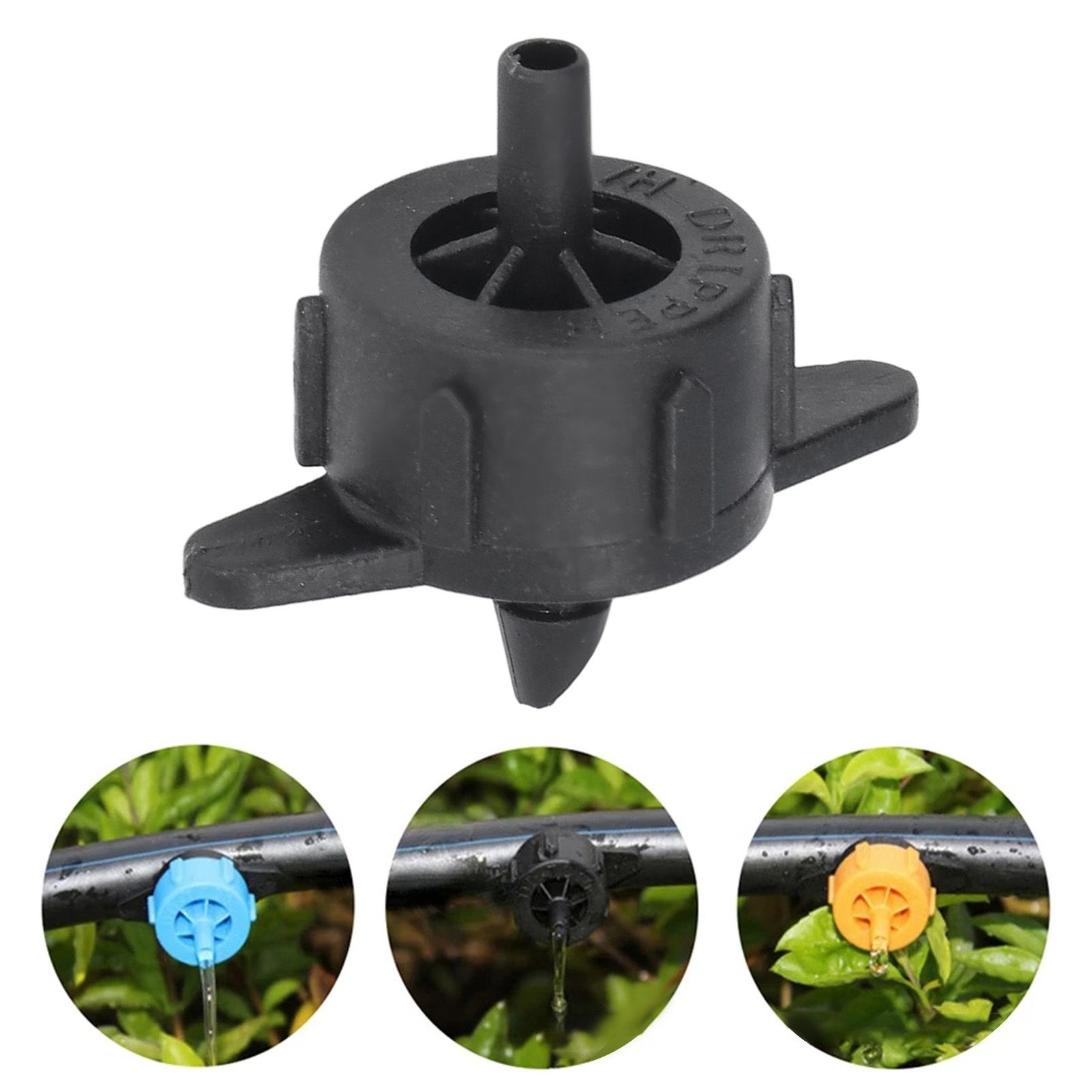 100pcs Drip Emitter 4mm Pressure Compensation Uniform Flowing PP Irrigation view 11