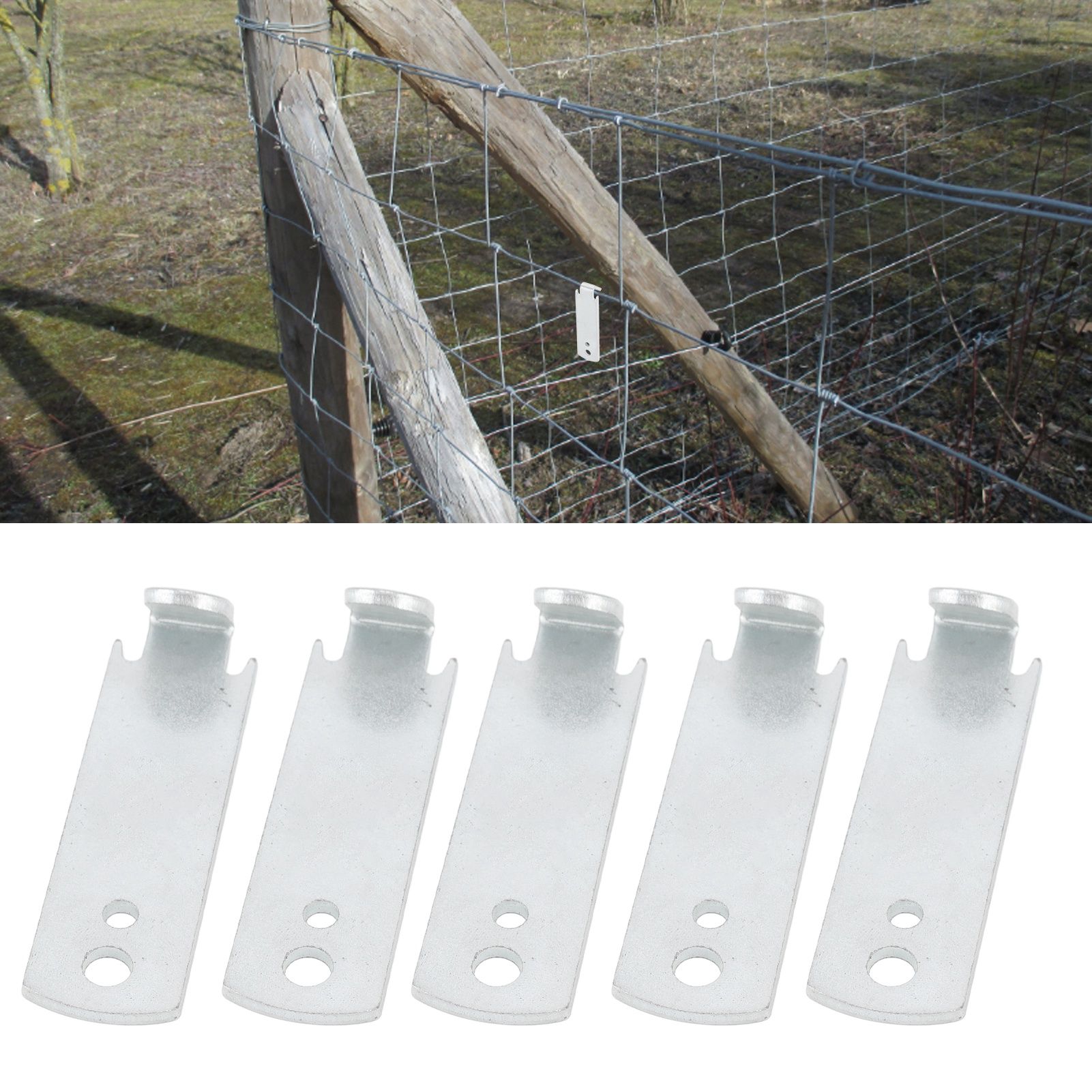 5Pcs Fence Wire Twist Tool for T Post Clips Steel Barb Fencing Agricultural view 11