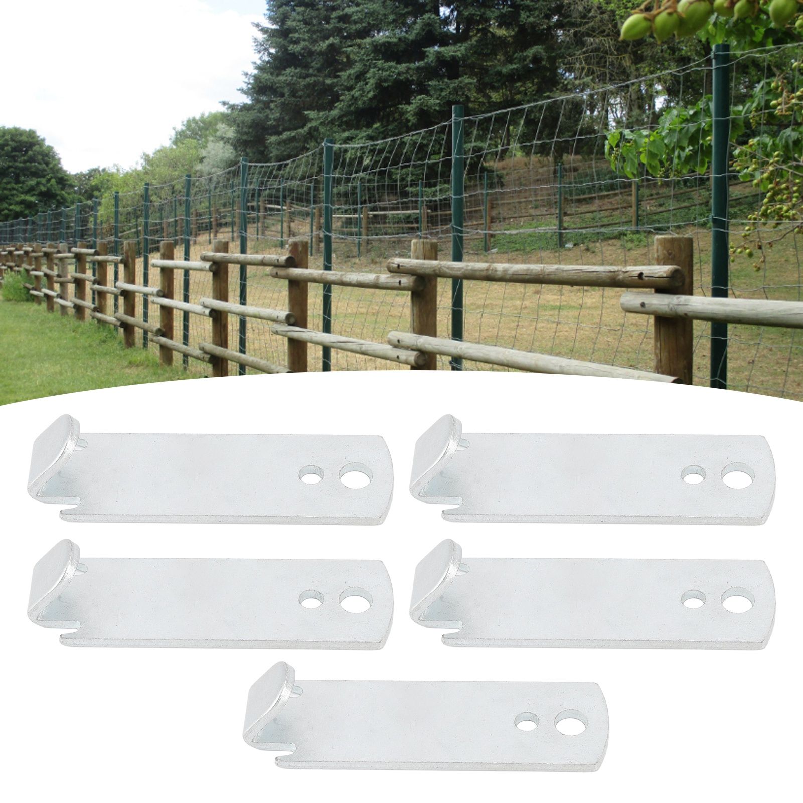 5Pcs Fence Wire Twist Tool for T Post Clips Steel Barb Fencing Agricultural view 12