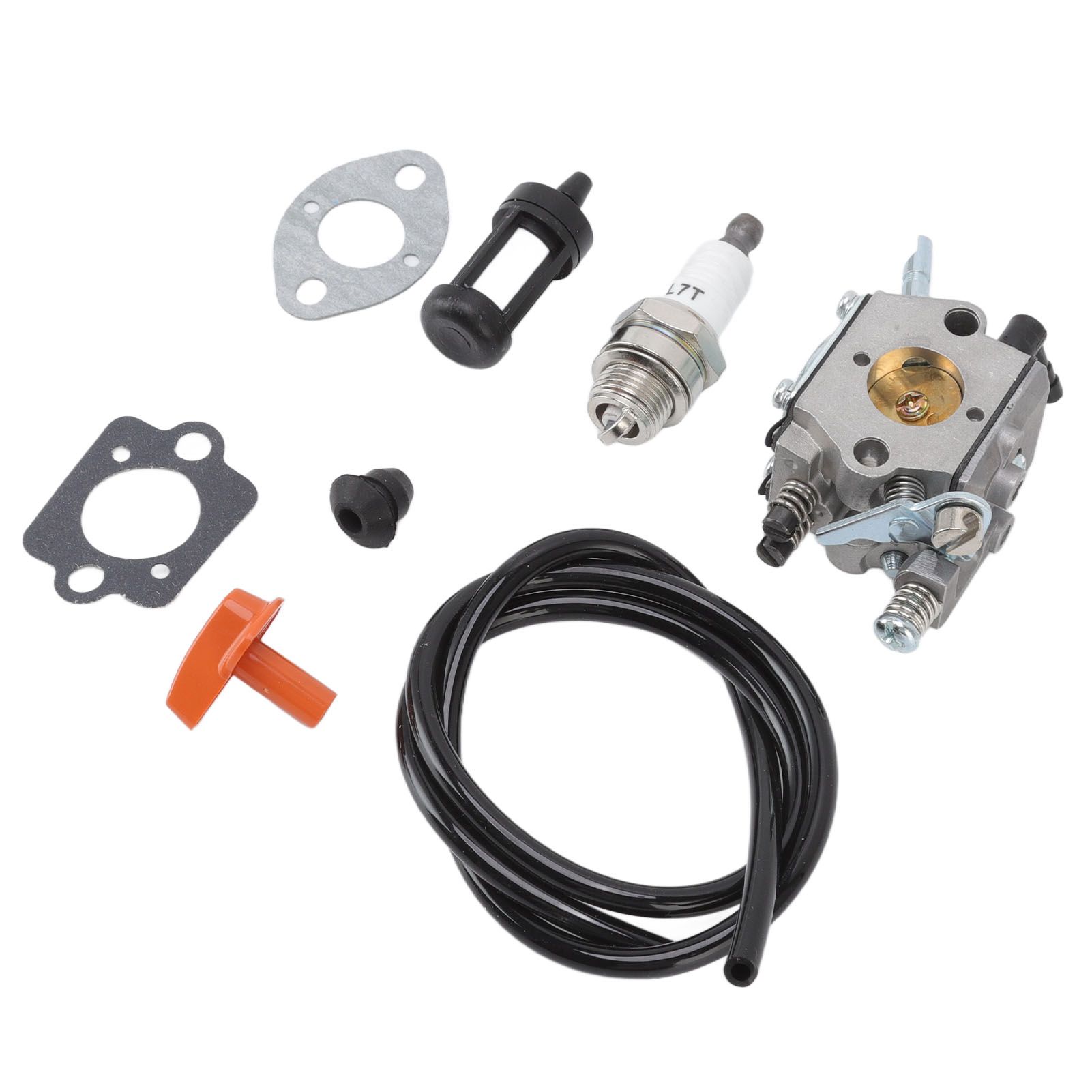 Trimmer Carburetor Replacement 4126 120 0600 Fuel Line Spark Plug and Filter view 5