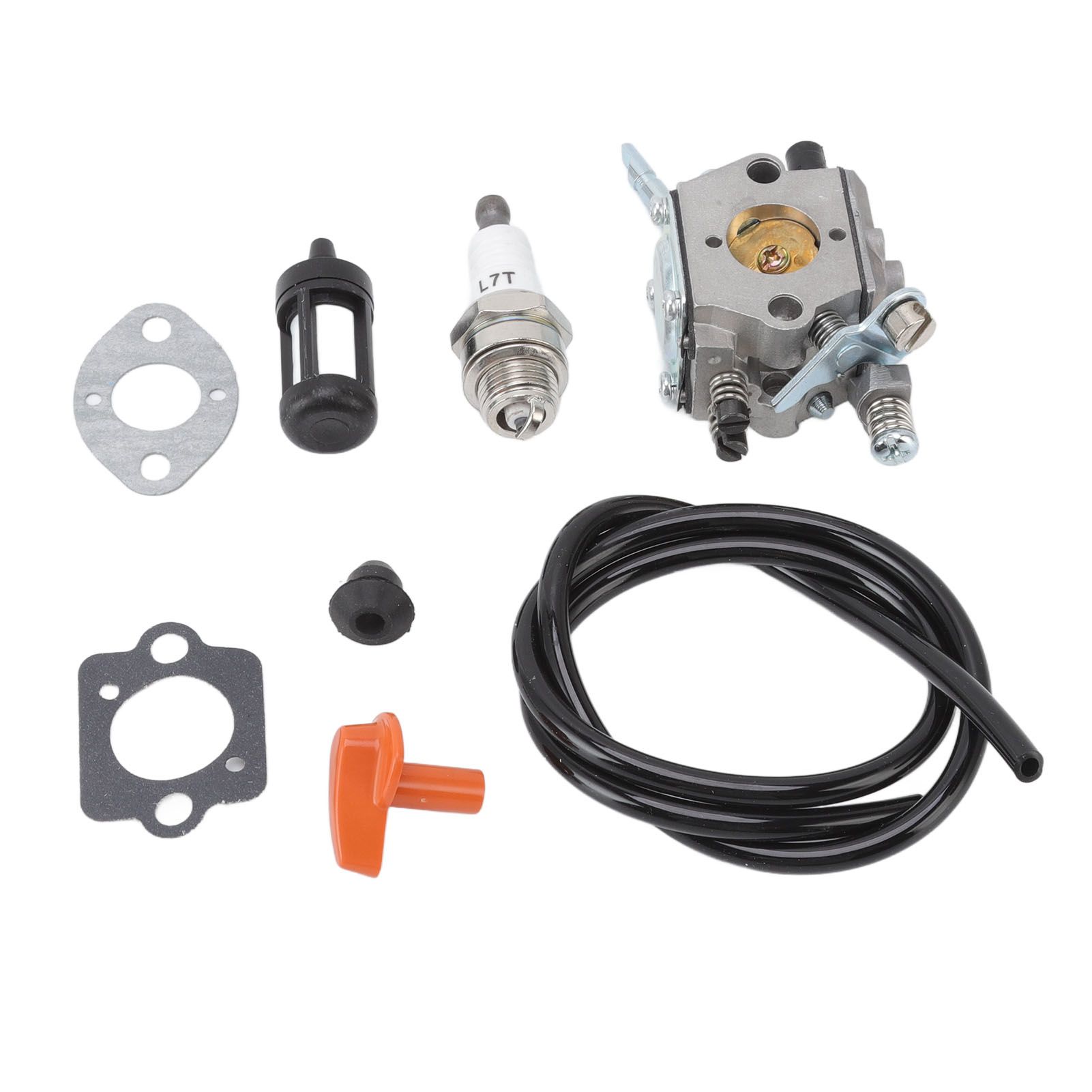 Trimmer Carburetor Replacement 4126 120 0600 Fuel Line Spark Plug and Filter view 6