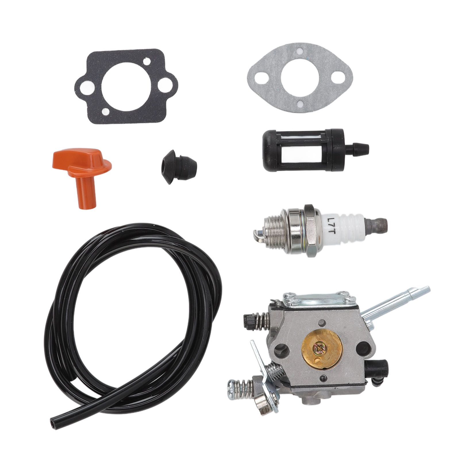 Trimmer Carburetor Replacement 4126 120 0600 Fuel Line Spark Plug and Filter view 8