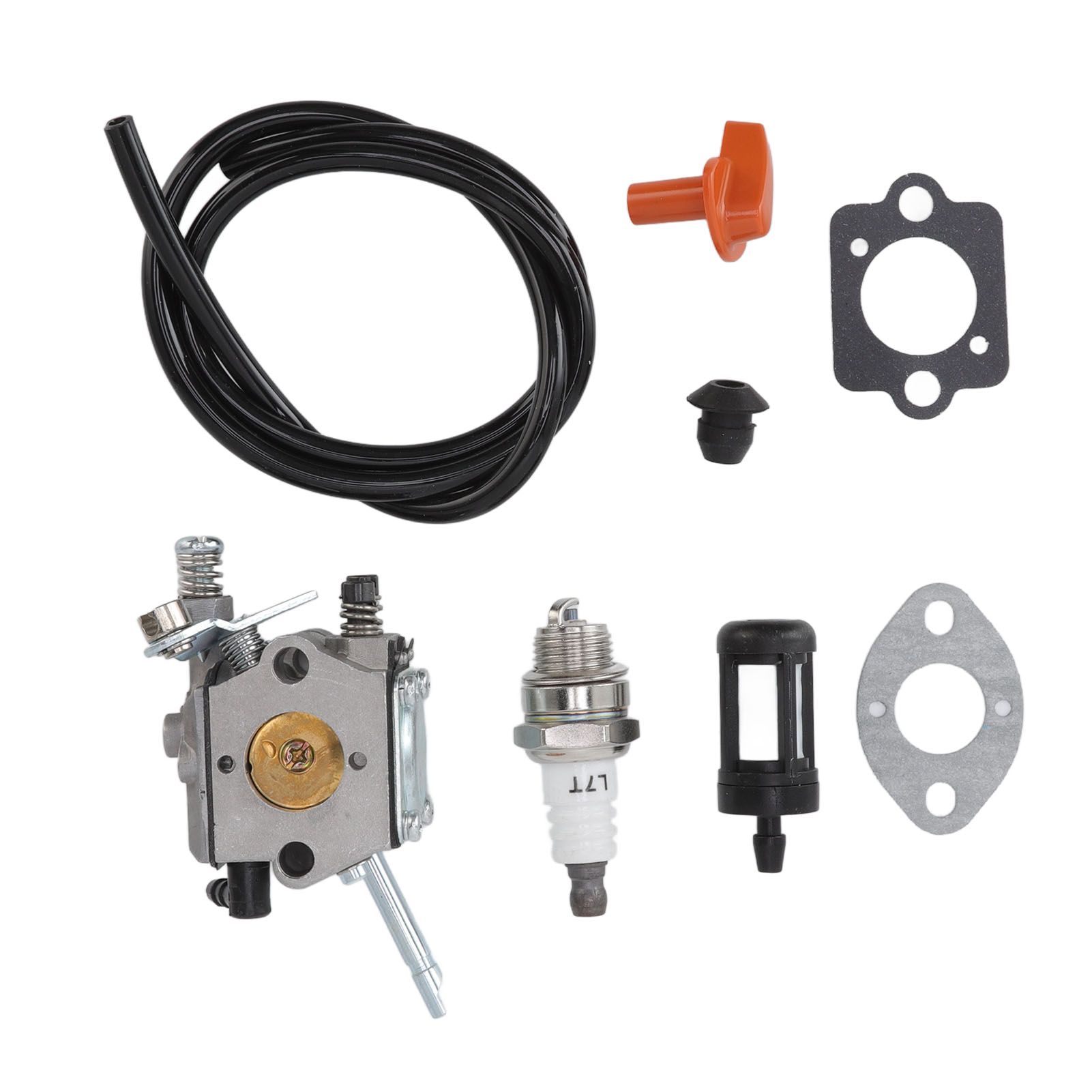 Trimmer Carburetor Replacement 4126 120 0600 Fuel Line Spark Plug and Filter view 9