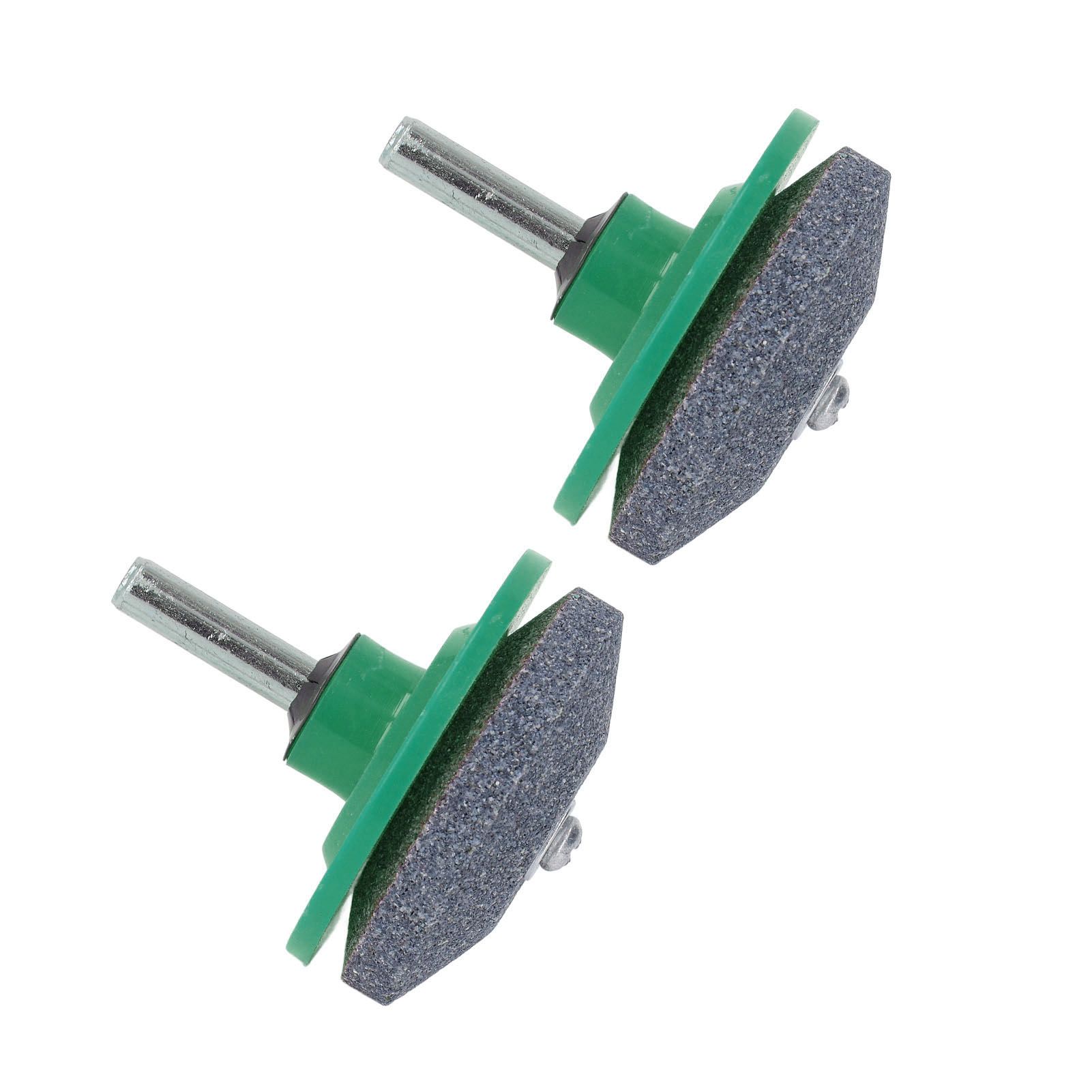 2Pcs Lawn Mower Blade Sharpener Stainless Steel ABS Drill Blade Accessories view 7