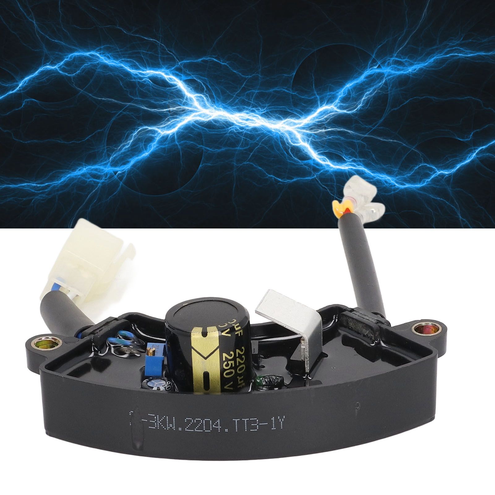 Gasoline Generator AVR Automatic Voltage Regulator Half Moon Style for 2‑3kw view 11