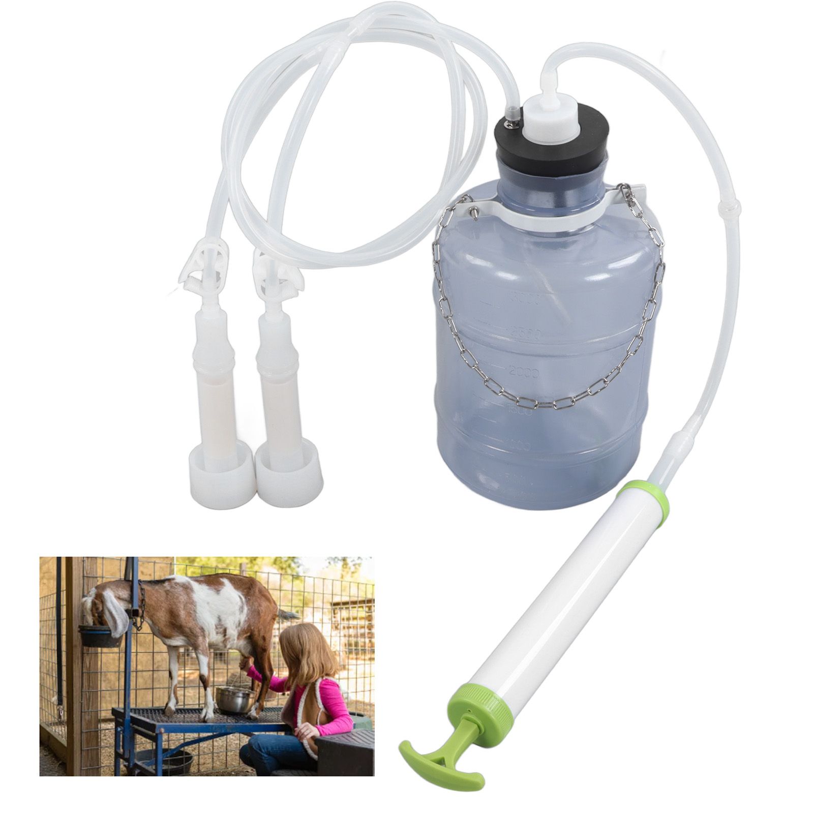 Manual Milking Machine 3000ml Effort Saving Operation Strong Durable PEC view 12