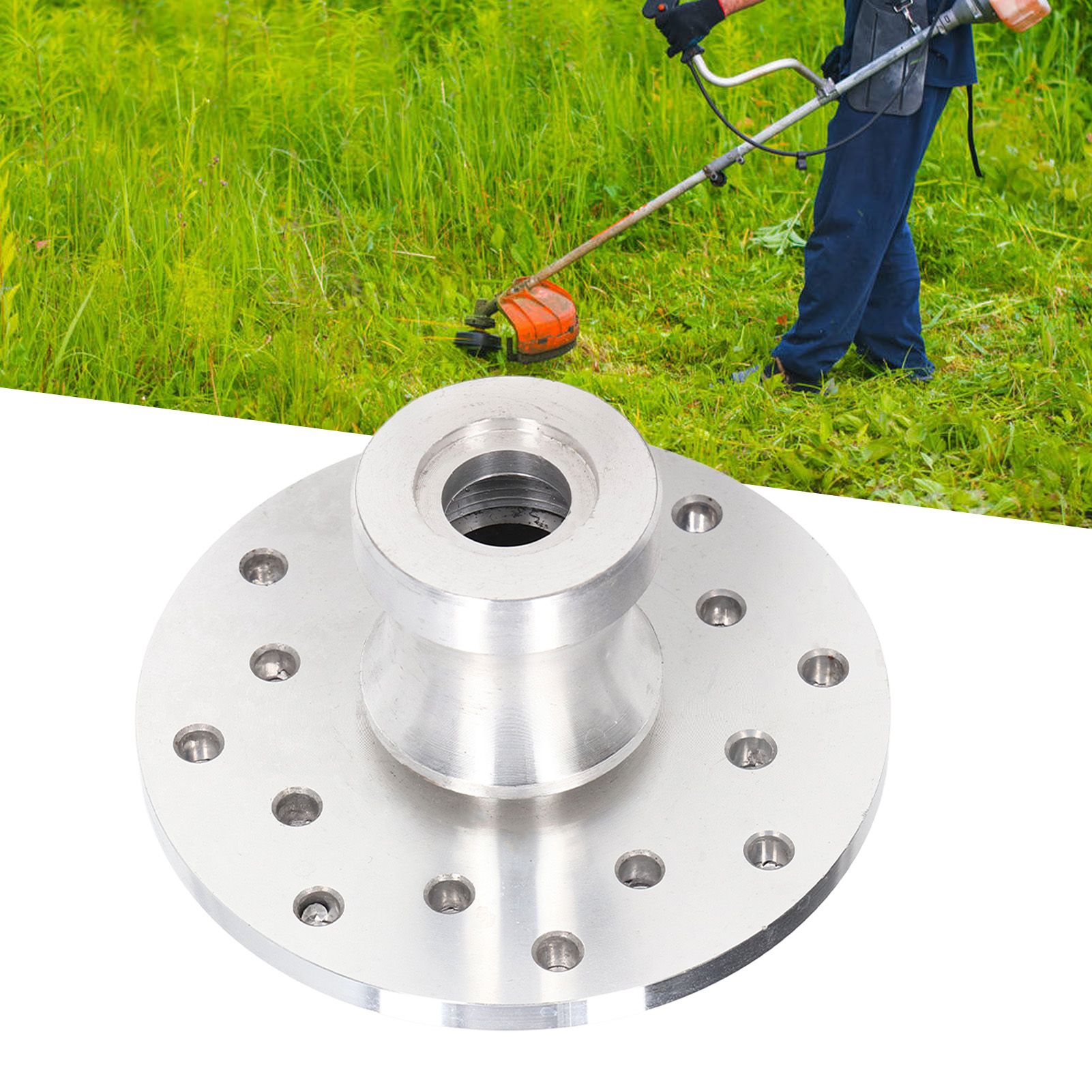 Trimmer Head Aluminum Multiple Holes with Twisted Ropes Strimmer Accessories view 12