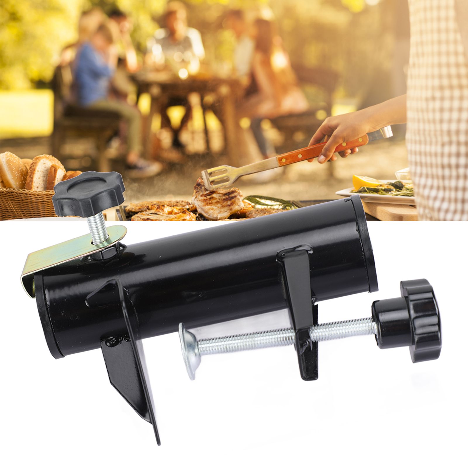 Umbrella Clamp Steel Outdoor Stable Umbrella Clip for Garden Yard Fishing Rod view 12