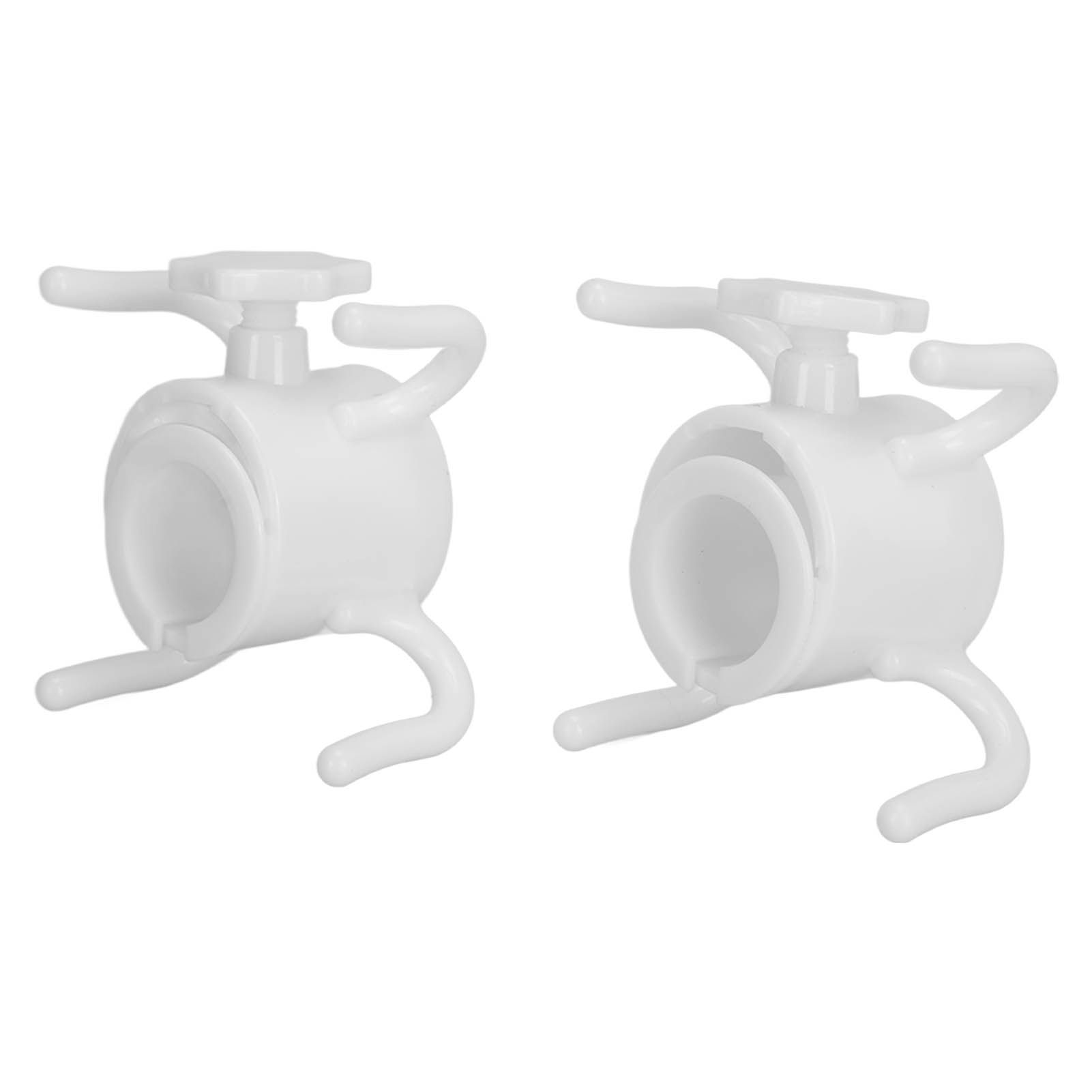 2Pcs Plastic Beach Umbrella Hanging Hook Umbrella Hanger 4 Prong Towel Hat view 2