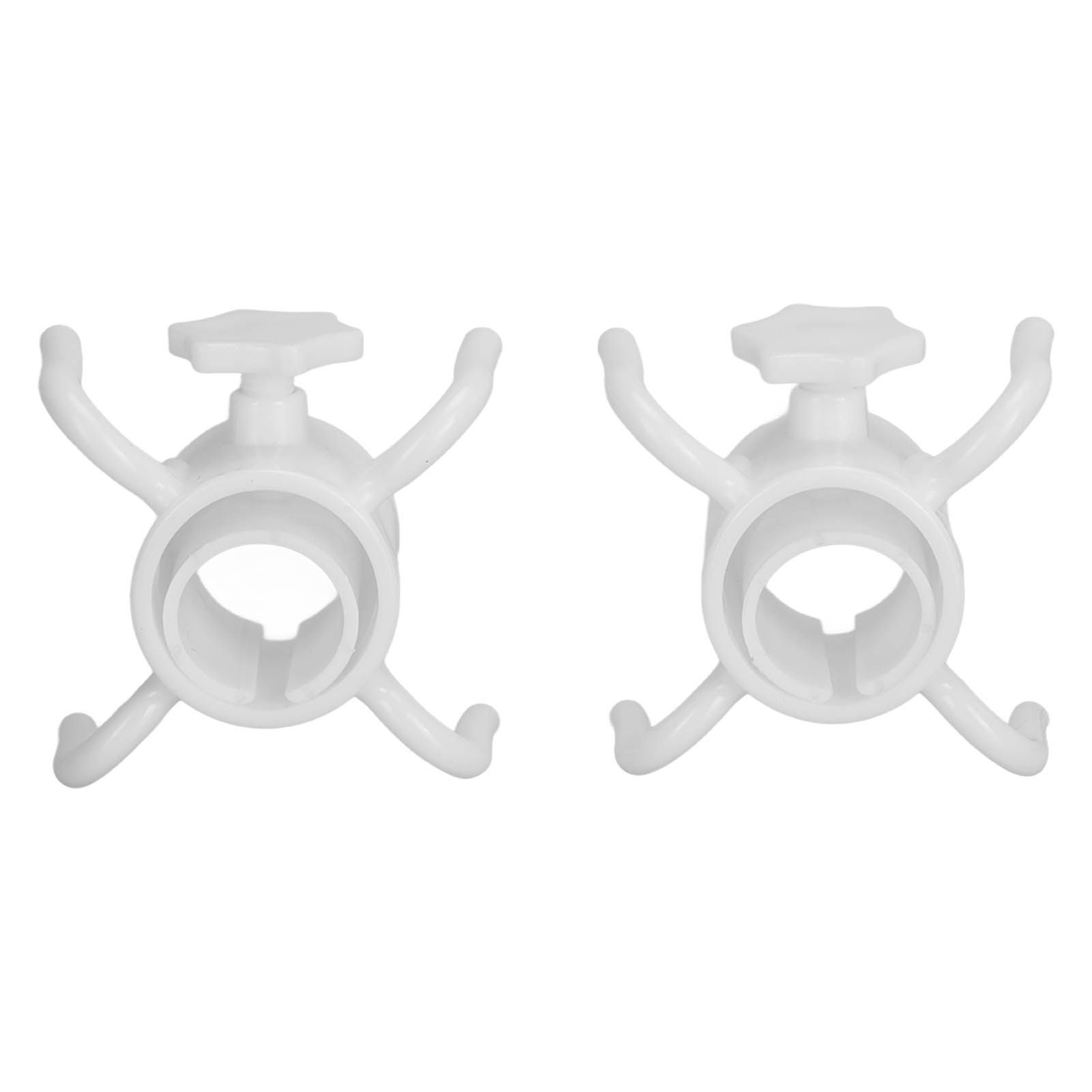 2Pcs Plastic Beach Umbrella Hanging Hook Umbrella Hanger 4 Prong Towel Hat view 3