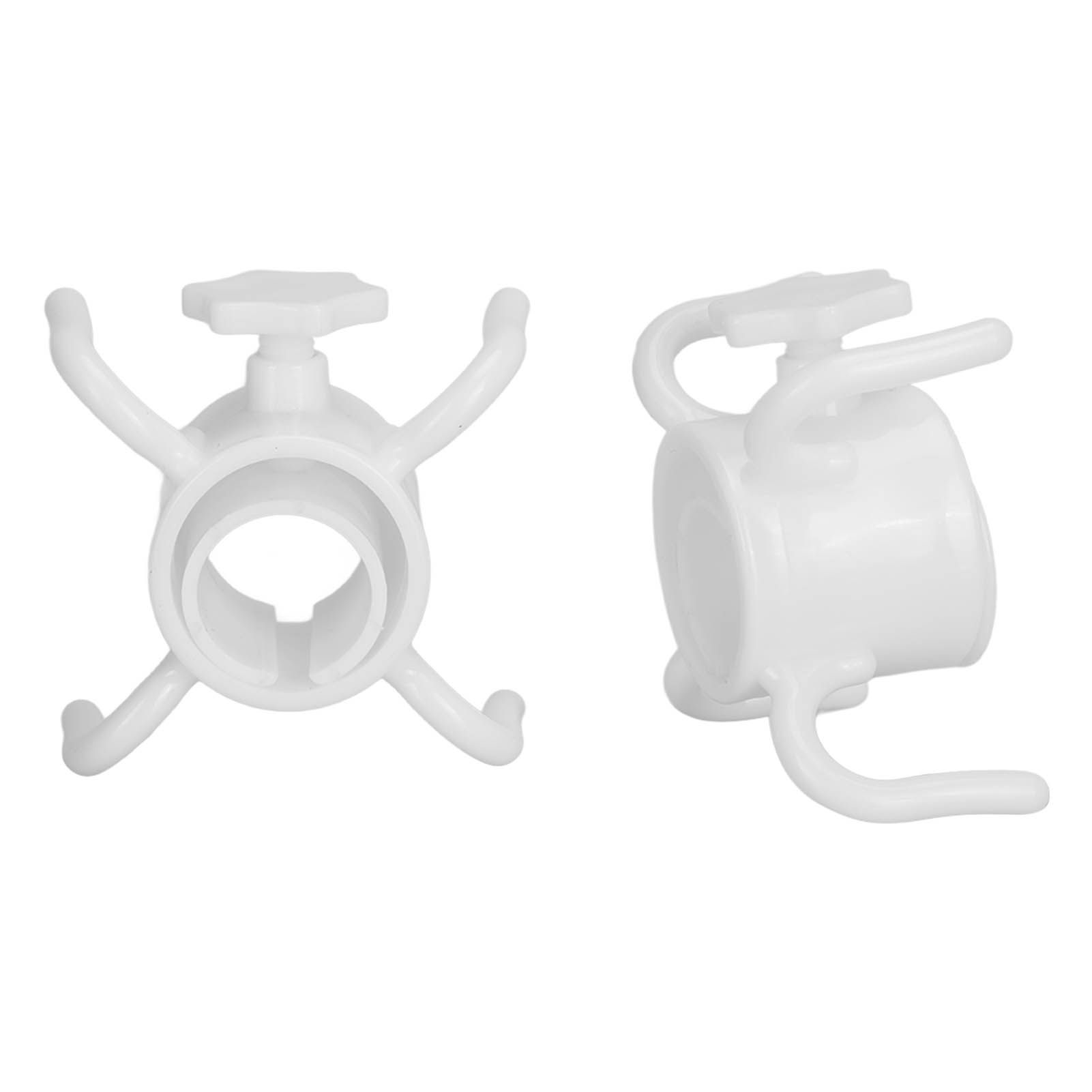2Pcs Plastic Beach Umbrella Hanging Hook Umbrella Hanger 4 Prong Towel Hat view 5