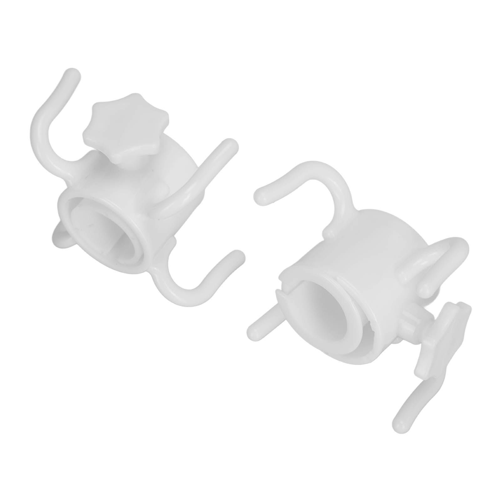 2Pcs Plastic Beach Umbrella Hanging Hook Umbrella Hanger 4 Prong Towel Hat view 8